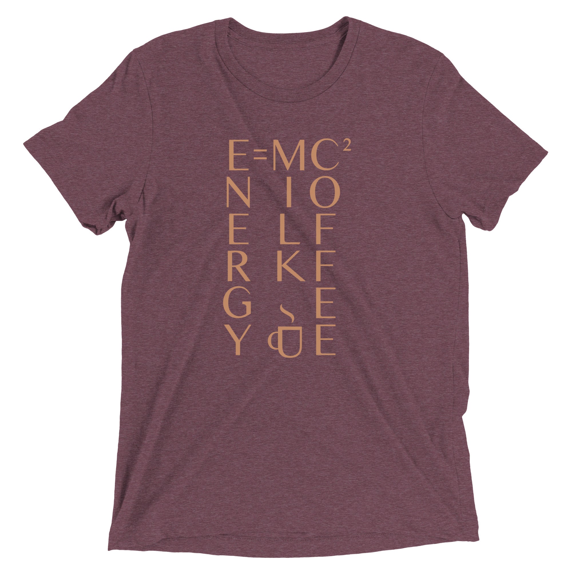 Energy Equals Milk Times Coffee Squared Men's Tri-Blend Tee