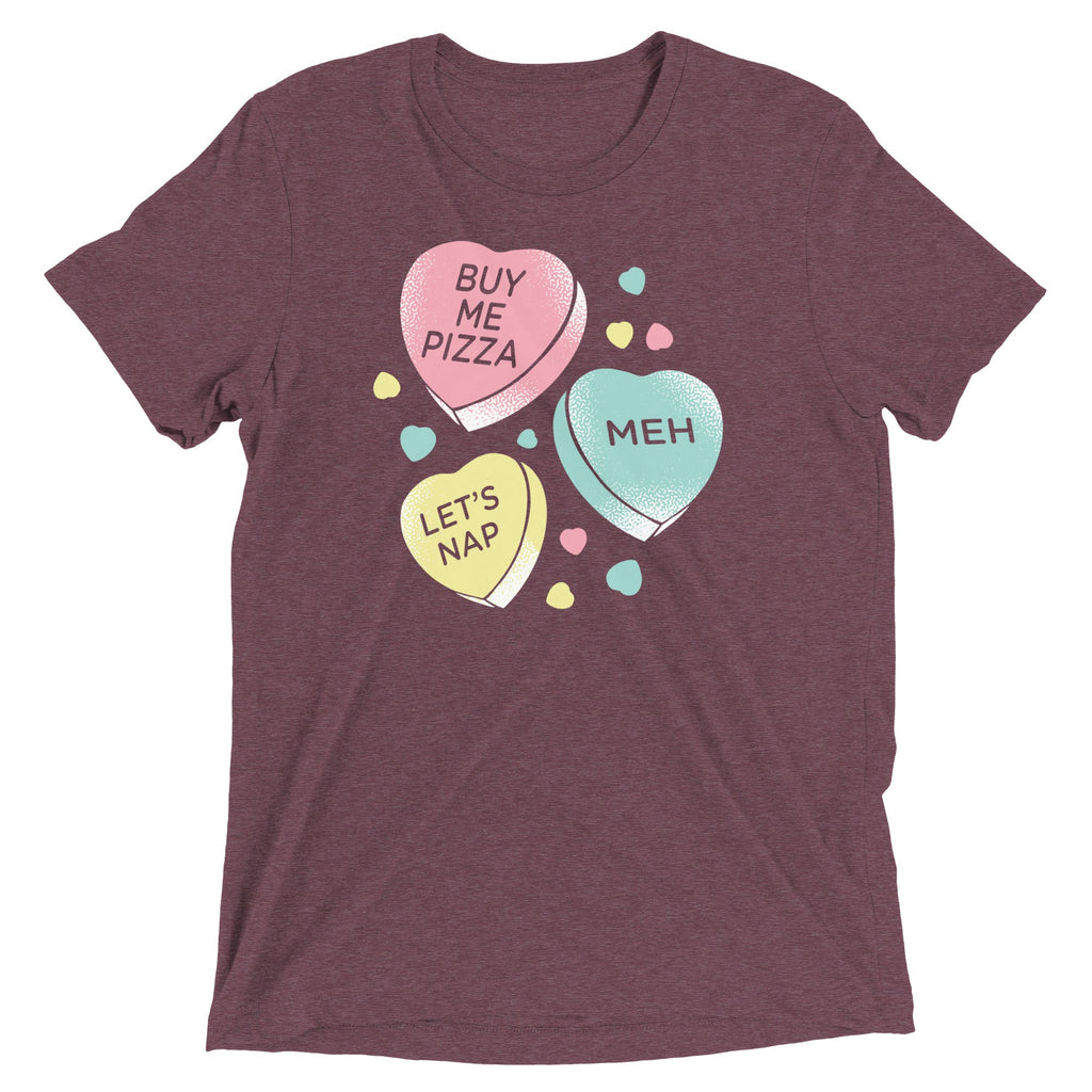 Candy Hearts Men's Tri-Blend Tee