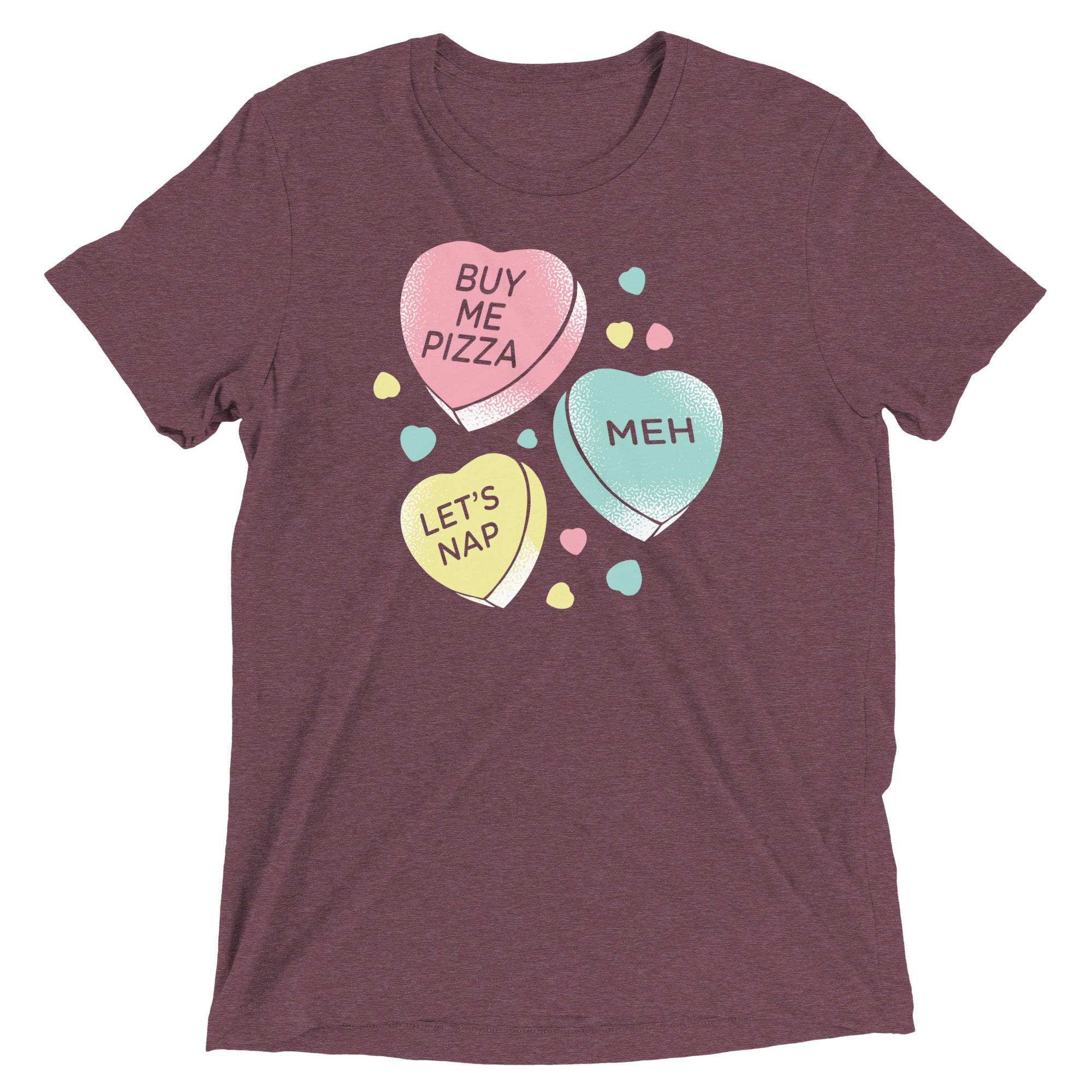 Candy Hearts Men's Tri-Blend Tee
