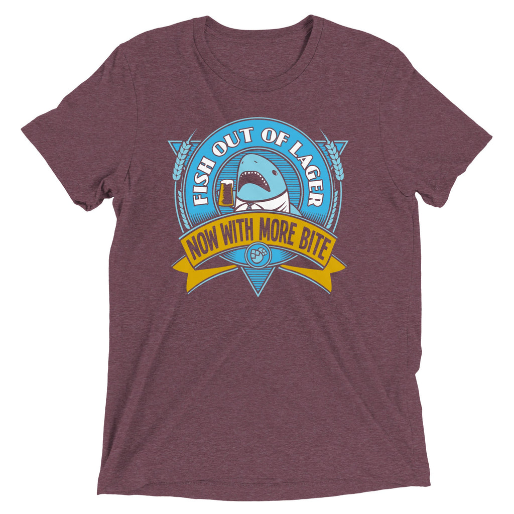 Fish Out Of Lager Men's Tri-Blend Tee