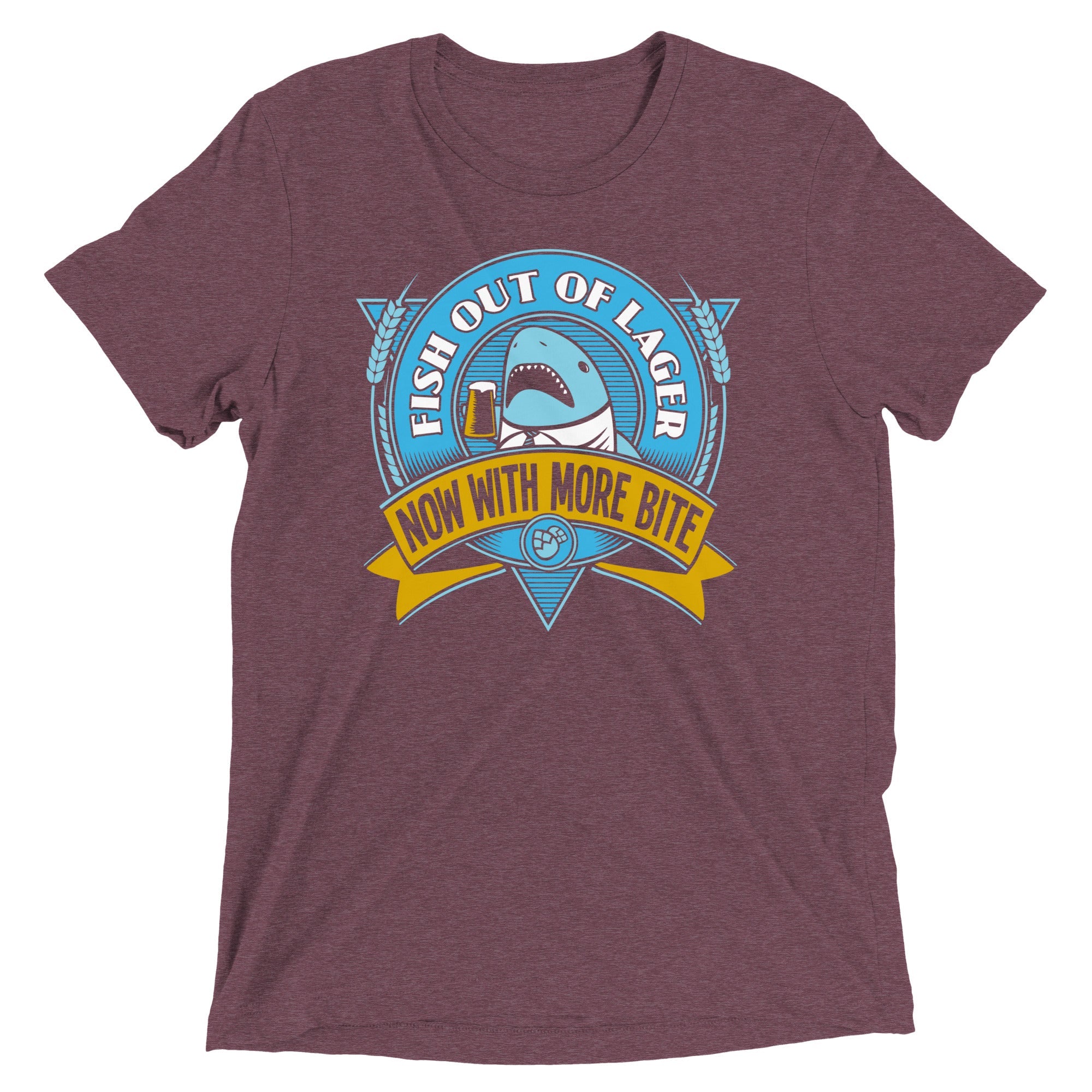 Fish Out Of Lager Men's Tri-Blend Tee