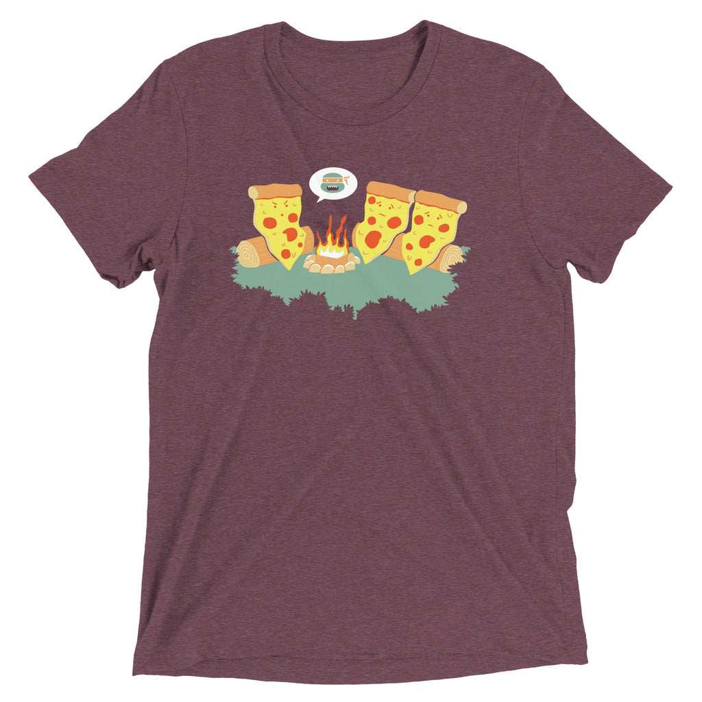 Pizza Campfire Story Men's Tri-Blend Tee