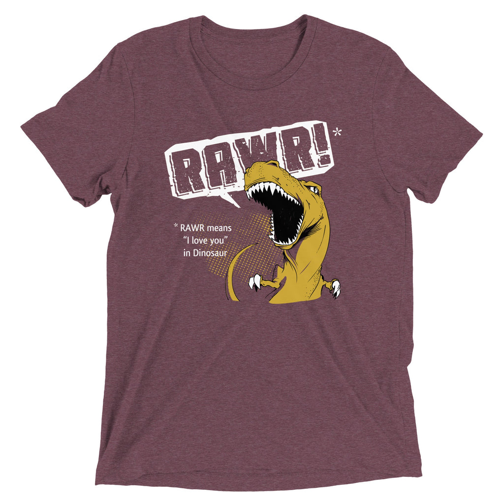 Rawr Means I Love You Men's Tri-Blend Tee