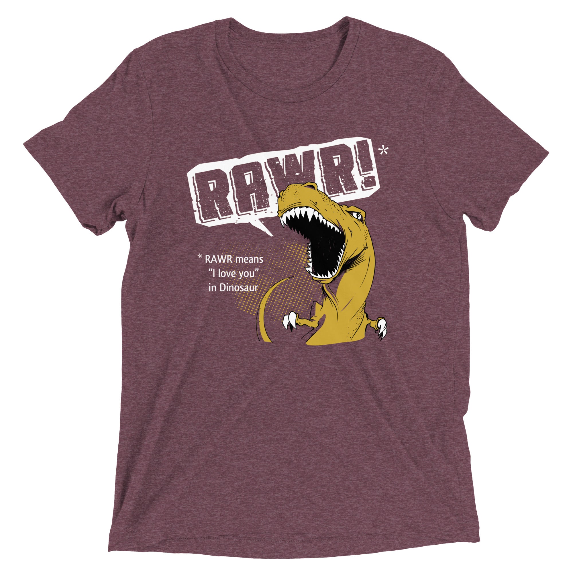 Rawr Means I Love You Men's Tri-Blend Tee