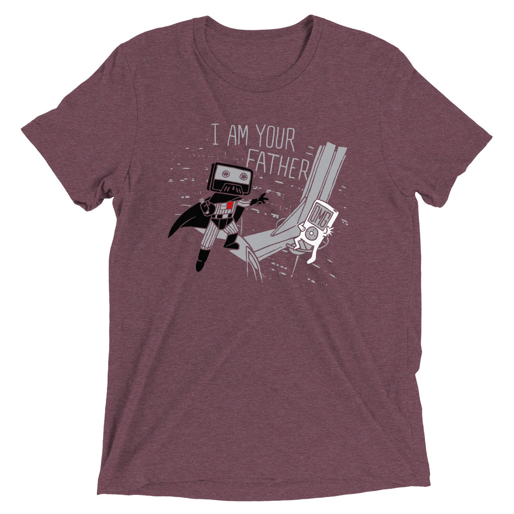 I Am Your Father Cassette Men's Tri-Blend Tee