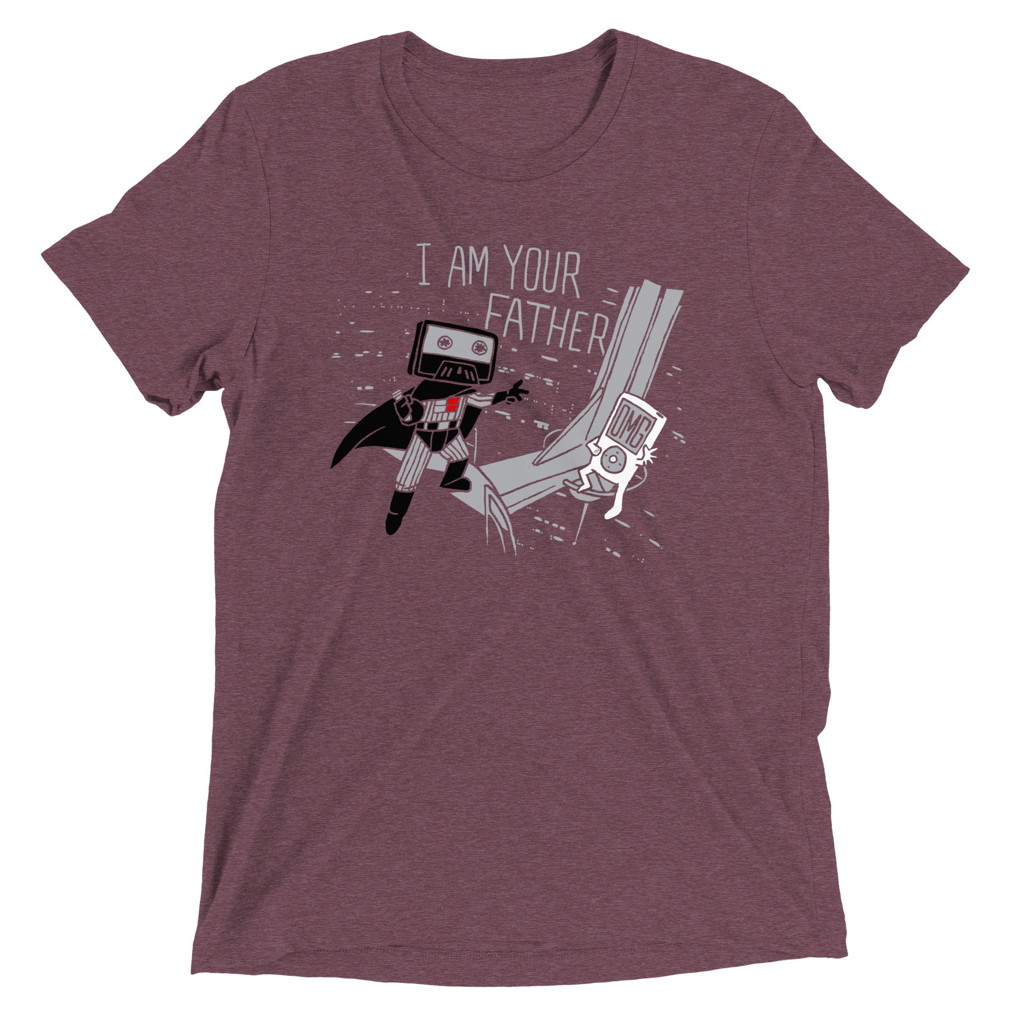 I Am Your Father Cassette Men's Tri-Blend Tee