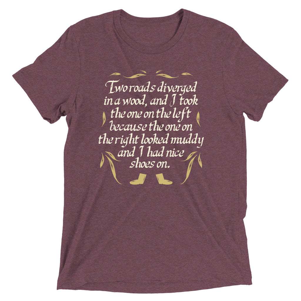 Two Roads Diverged Men's Tri-Blend Tee