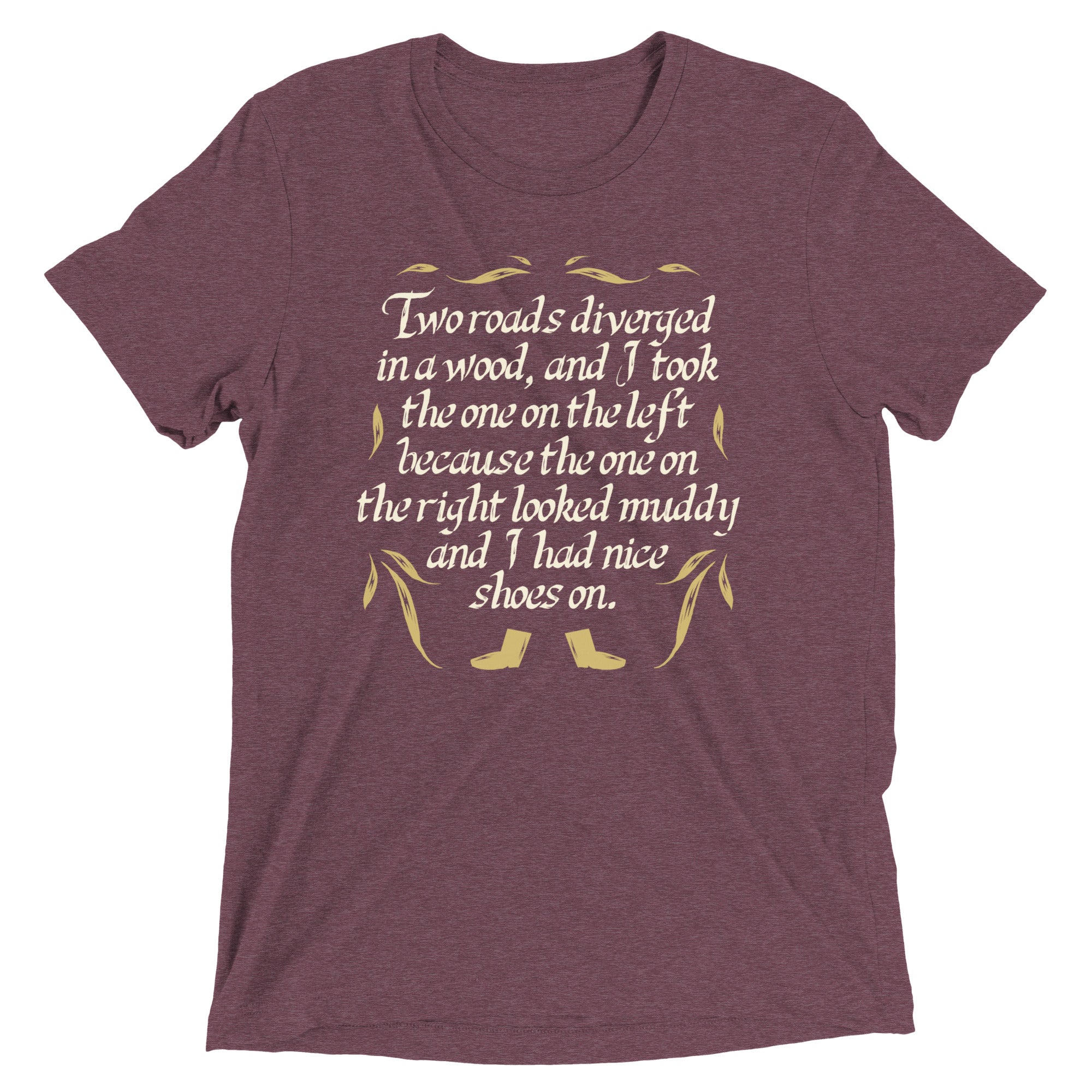 Two Roads Diverged Men's Tri-Blend Tee