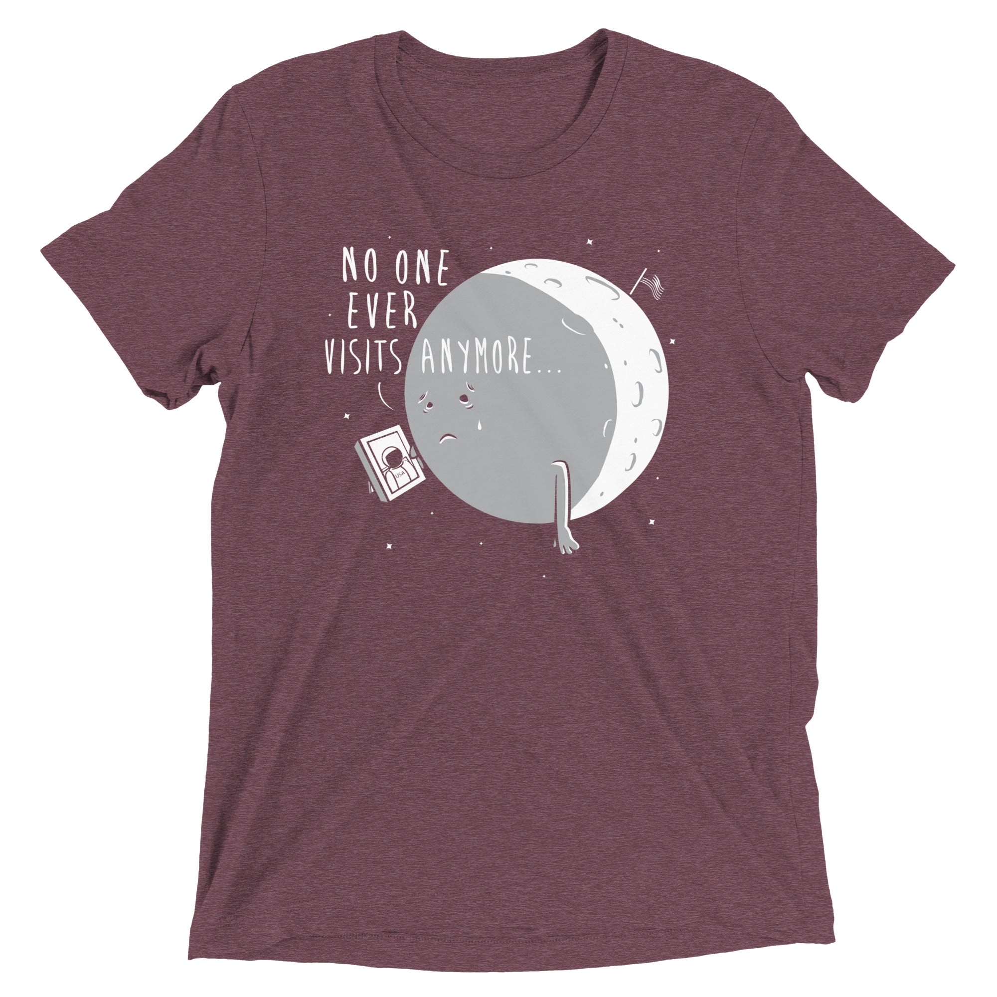No One Ever Visits Anymore Men's Tri-Blend Tee