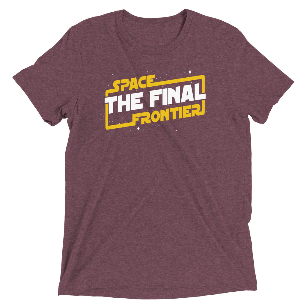Space The Final Frontier Men's Tri-Blend Tee