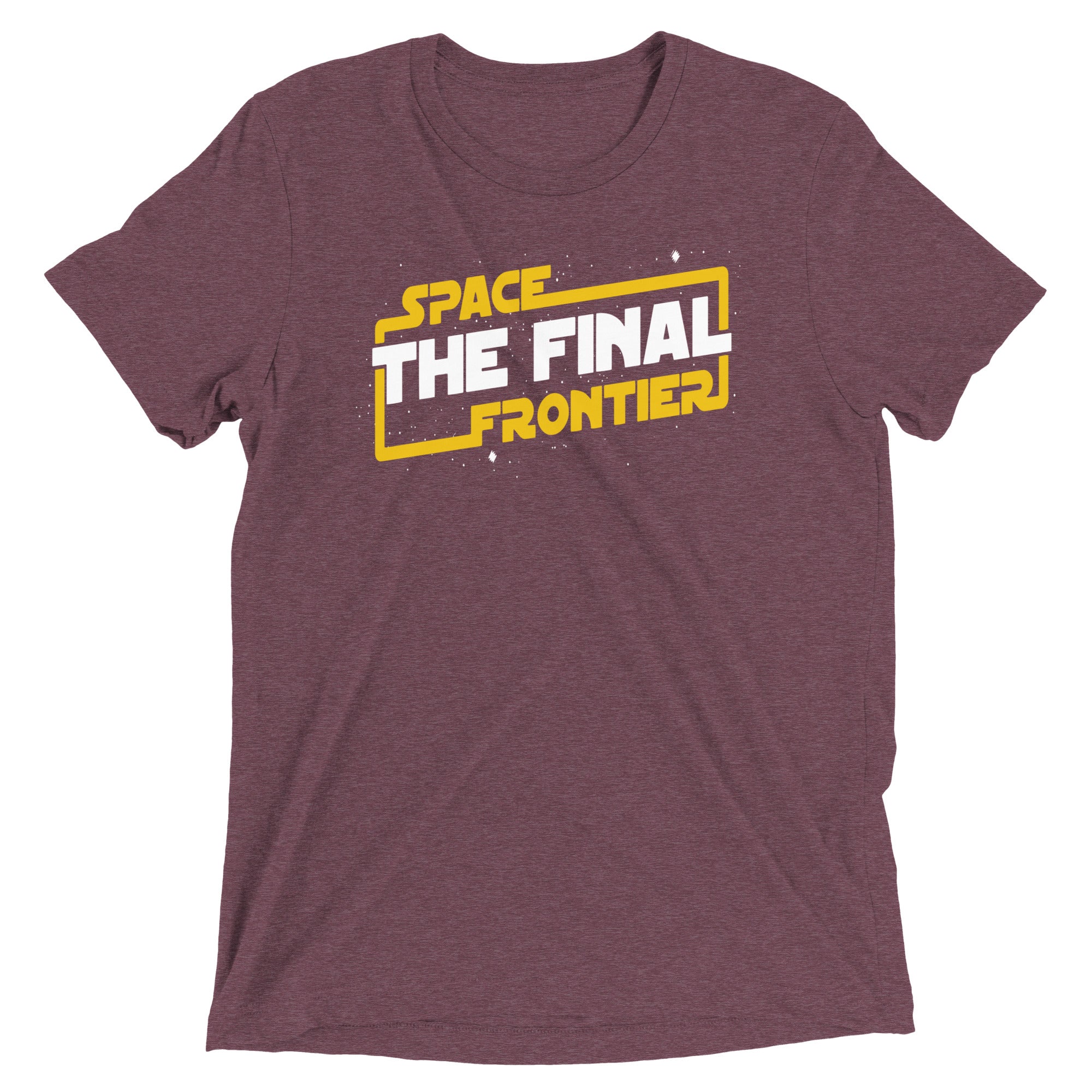Space The Final Frontier Men's Tri-Blend Tee
