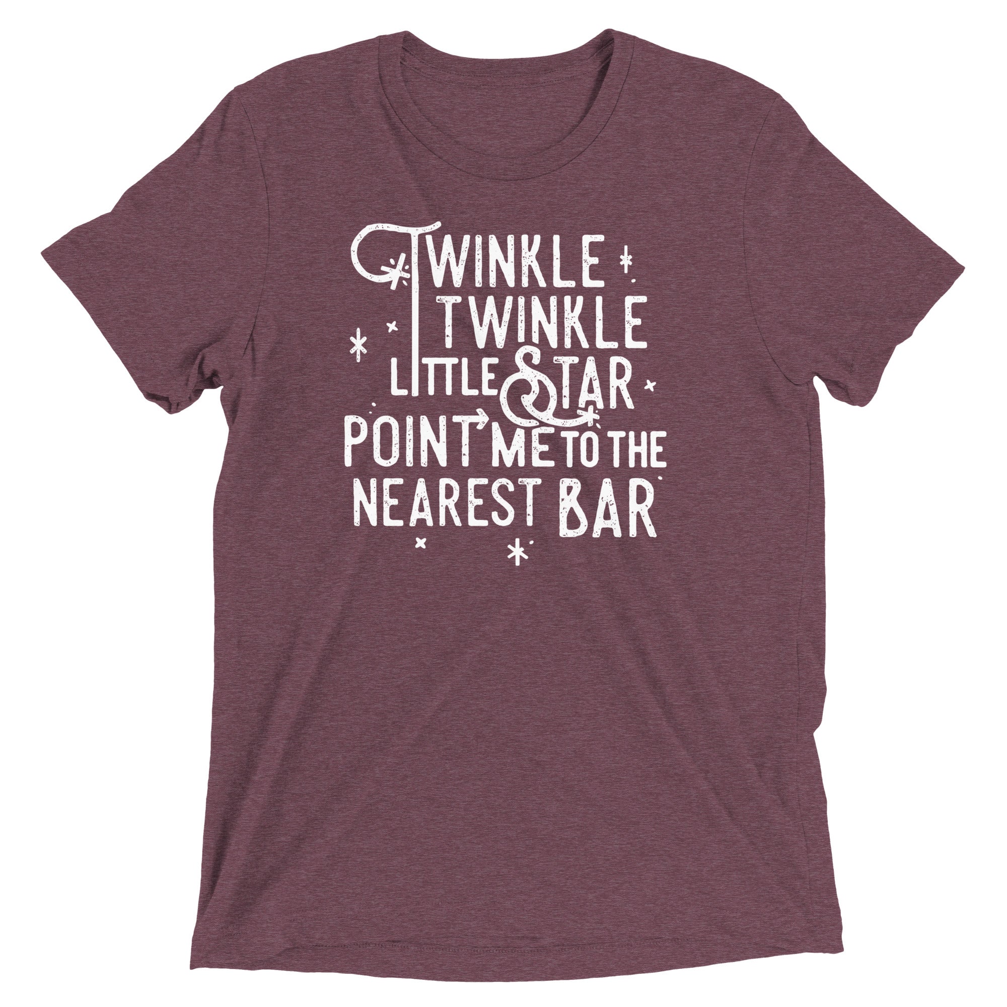 Point Me To The Nearest Bar Men's Tri-Blend Tee