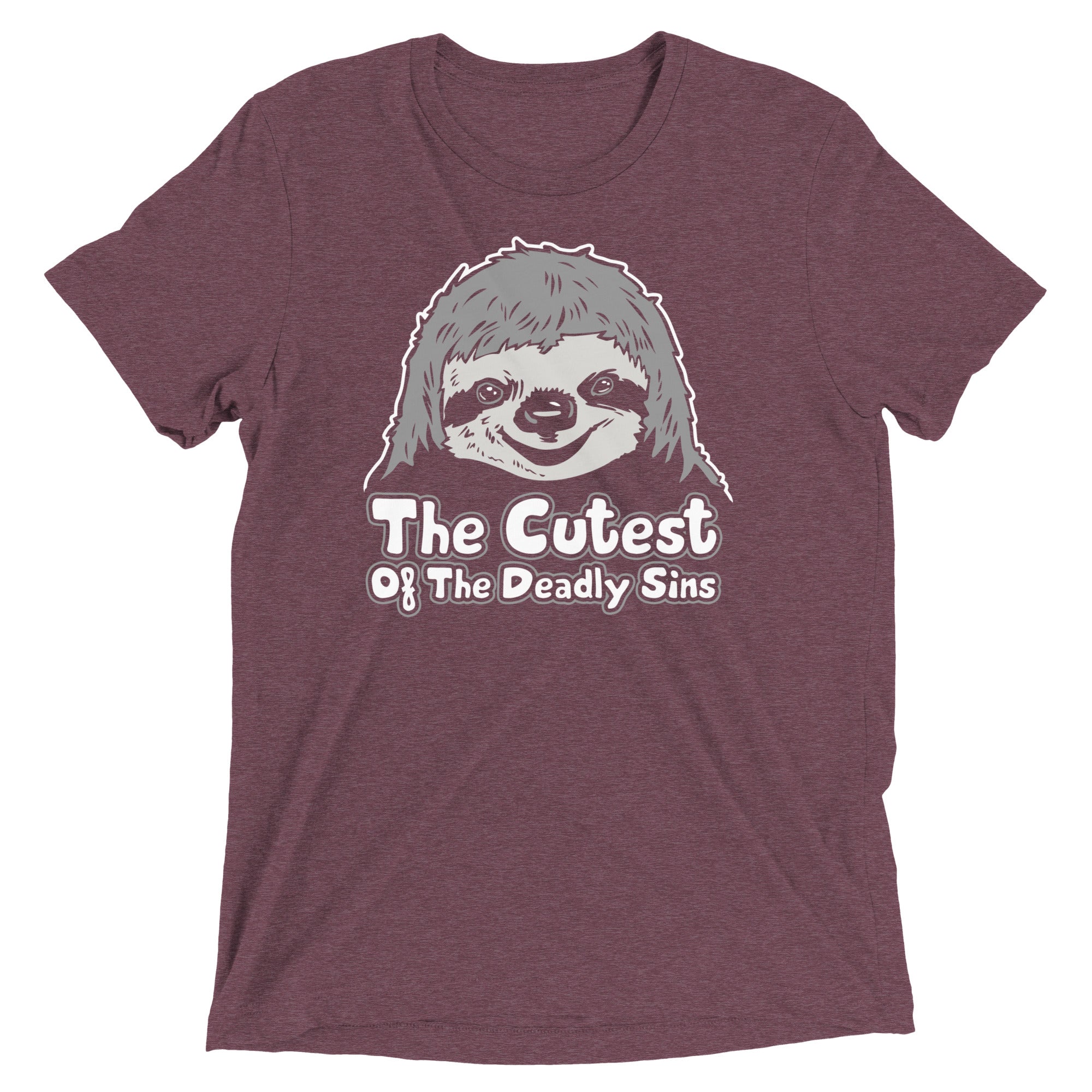 Sloth, The Cutest Of The Deadly Sins Men's Tri-Blend Tee