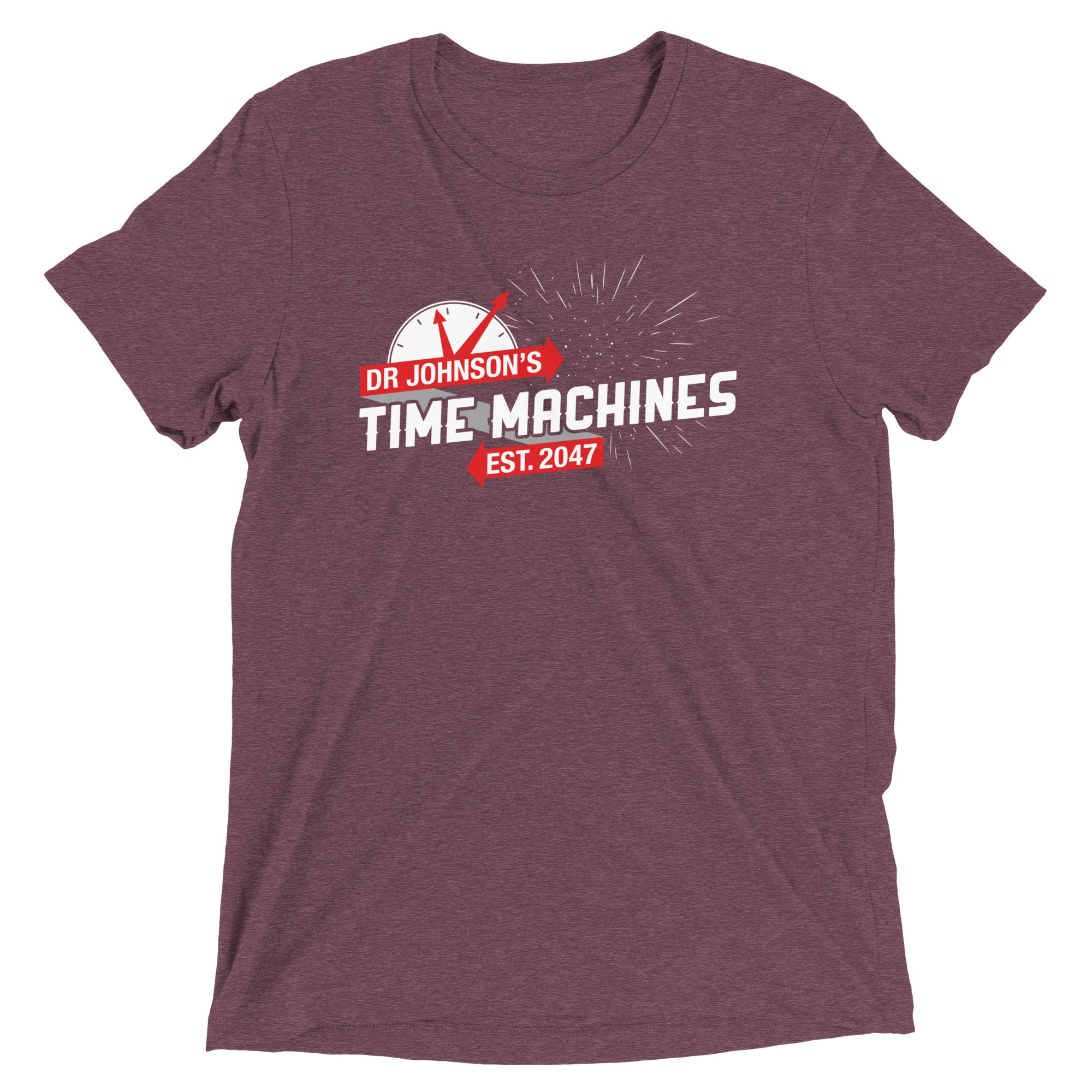 Dr Johnson's Time Machines Men's Tri-Blend Tee