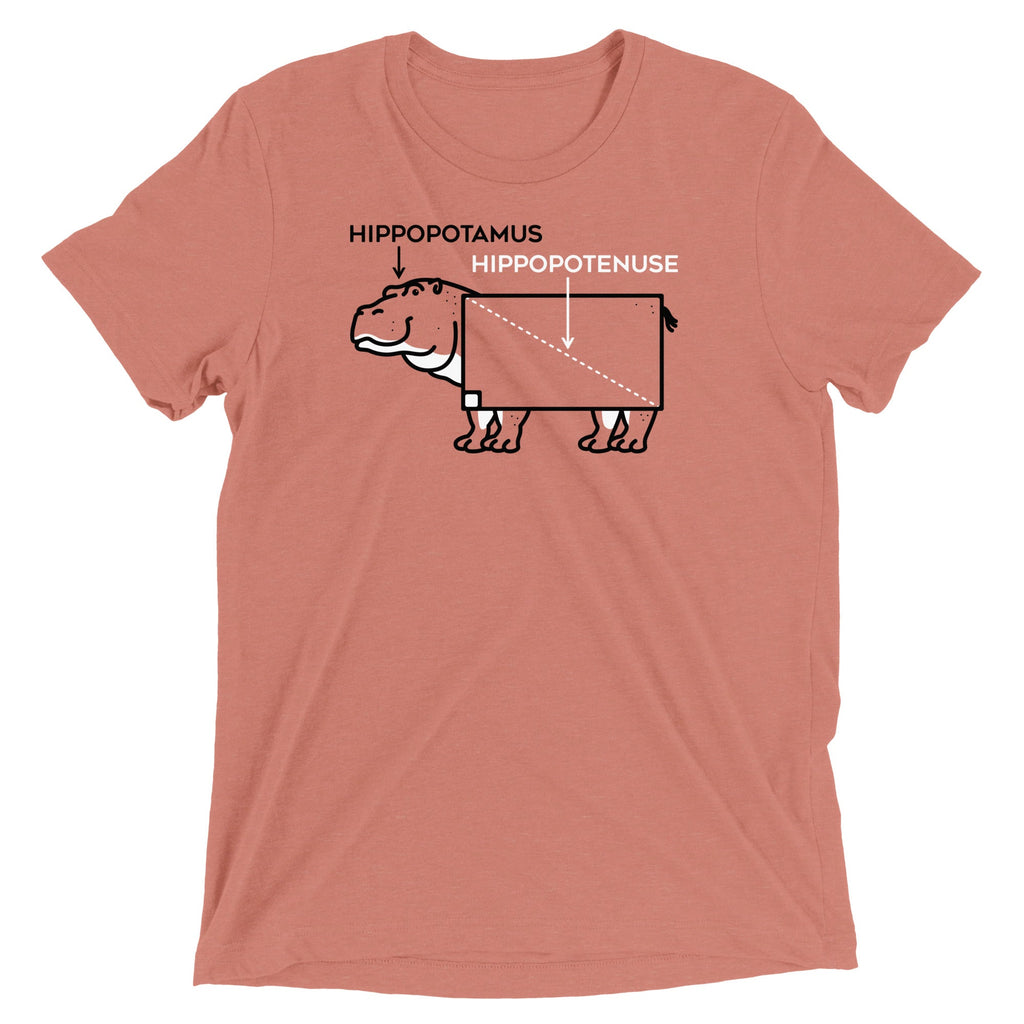 Hippopotenuse Men's Tri-Blend Tee