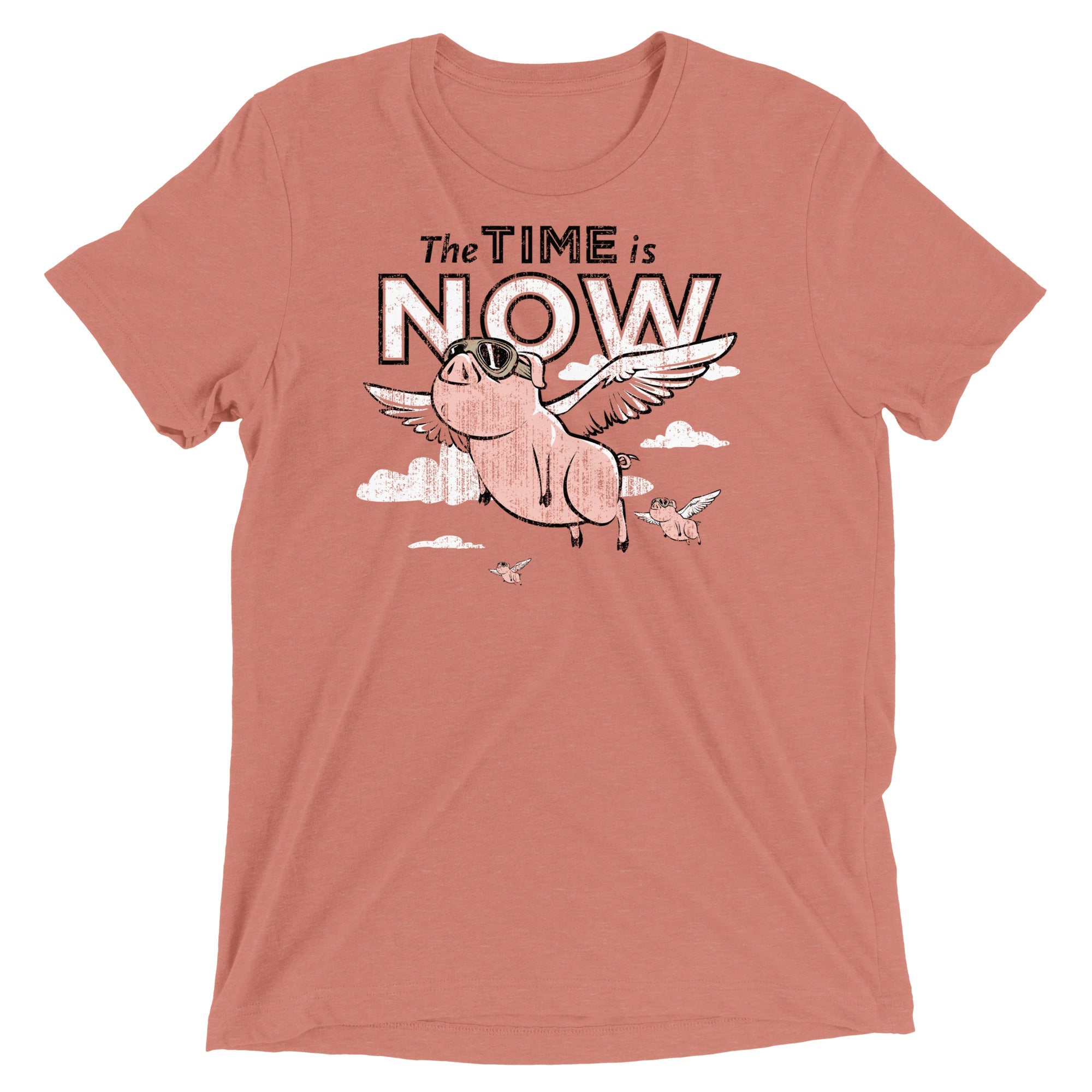 The Time Is Now Men's Tri-Blend Tee