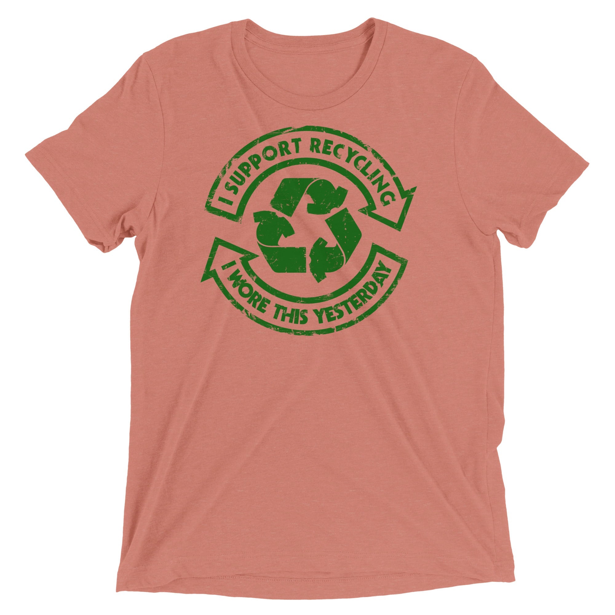 I Support Recycling Men's Tri-Blend Tee