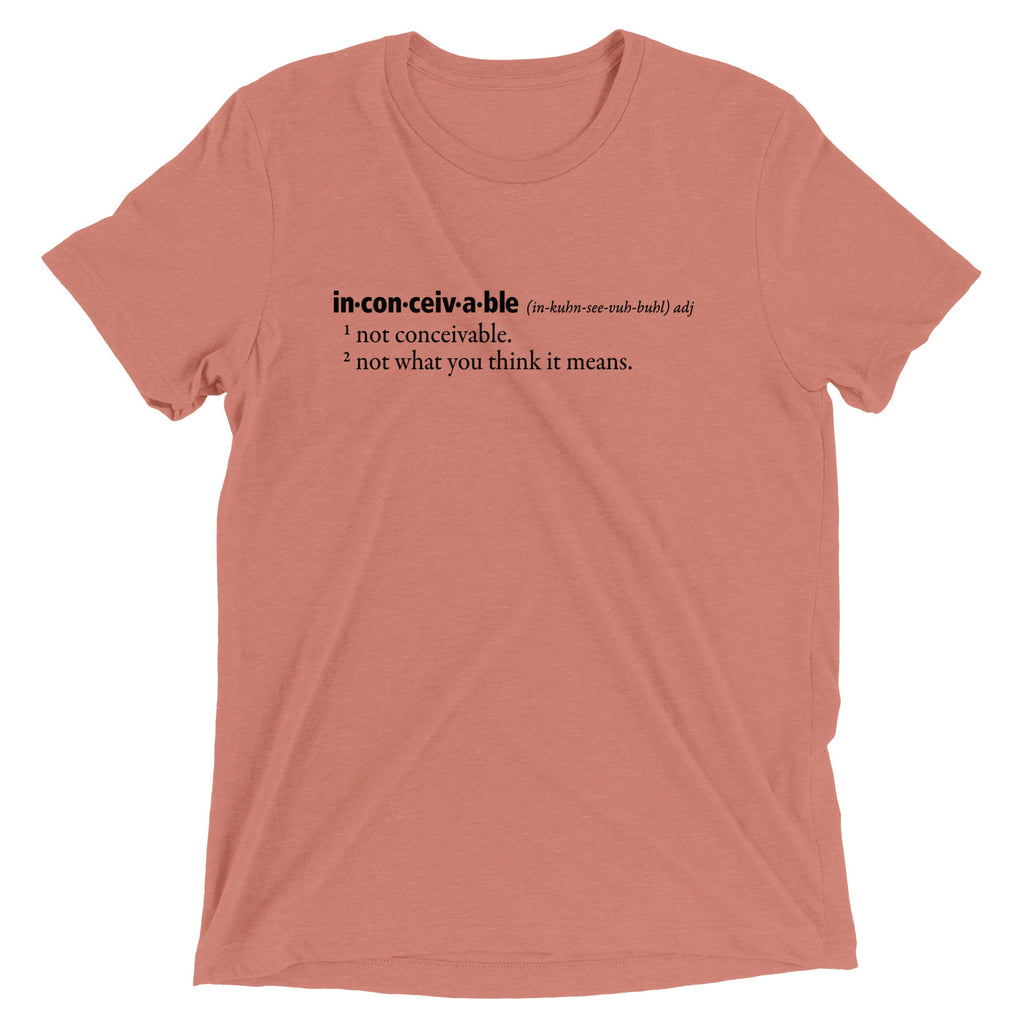 Inconceivable Definition Men's Tri-Blend Tee
