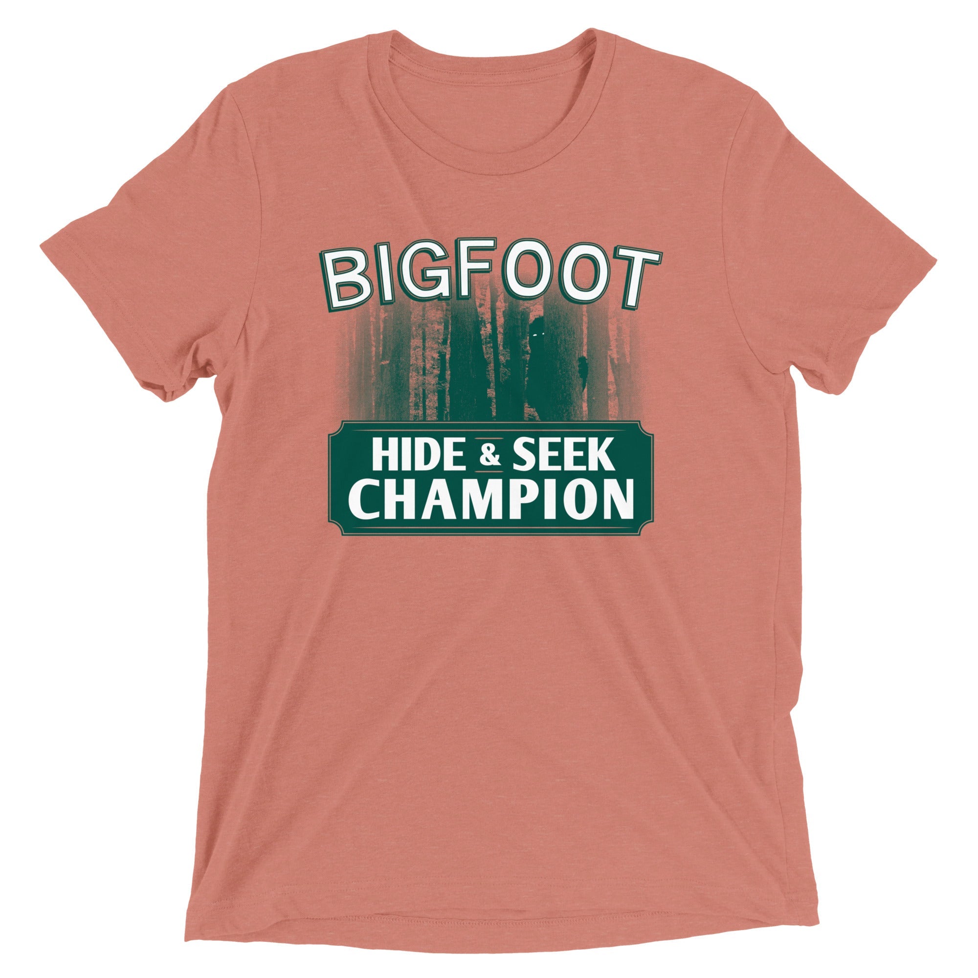 Bigfoot Hide And Seek Champion Men's Tri-Blend Tee