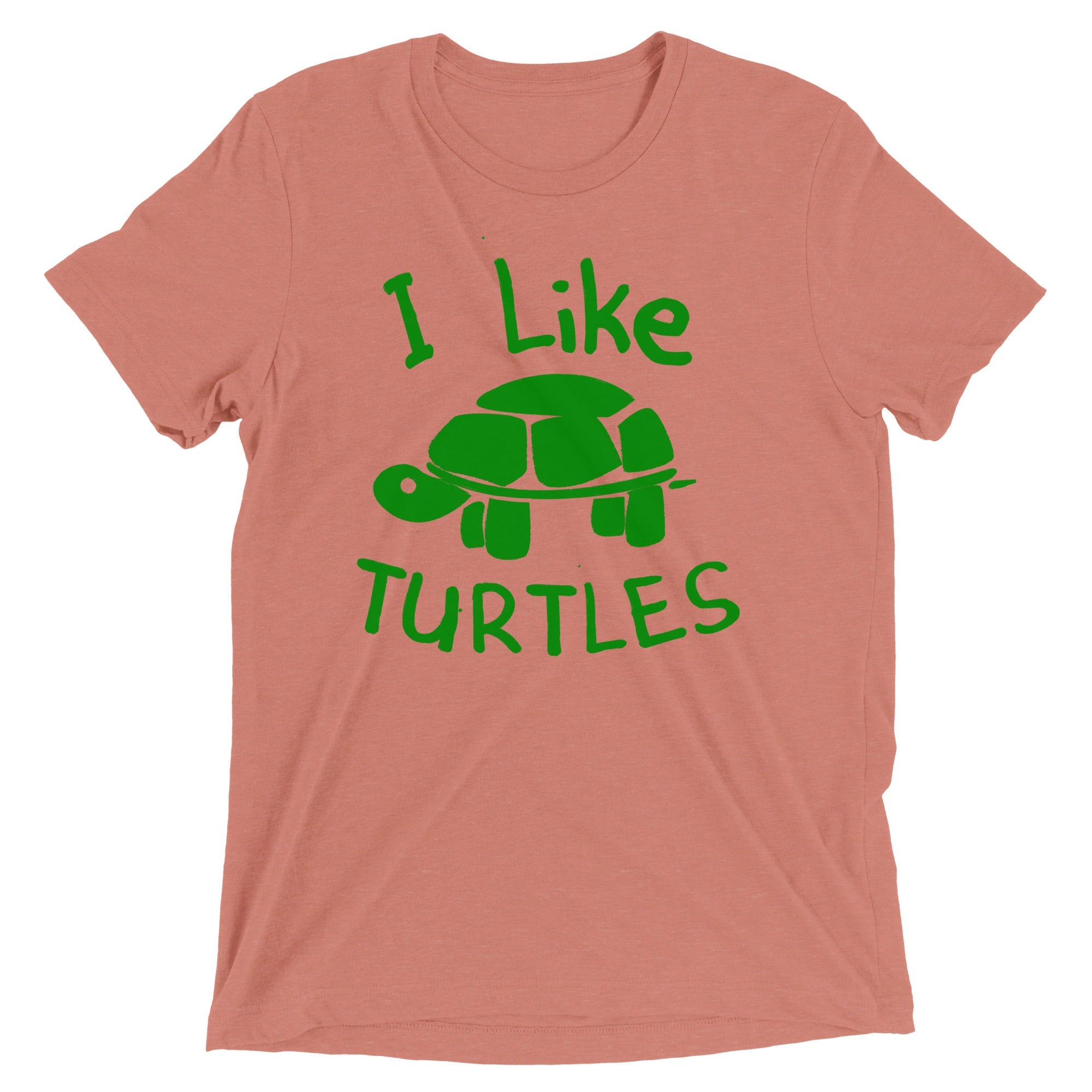 I Like Turtles Men's Tri-Blend Tee