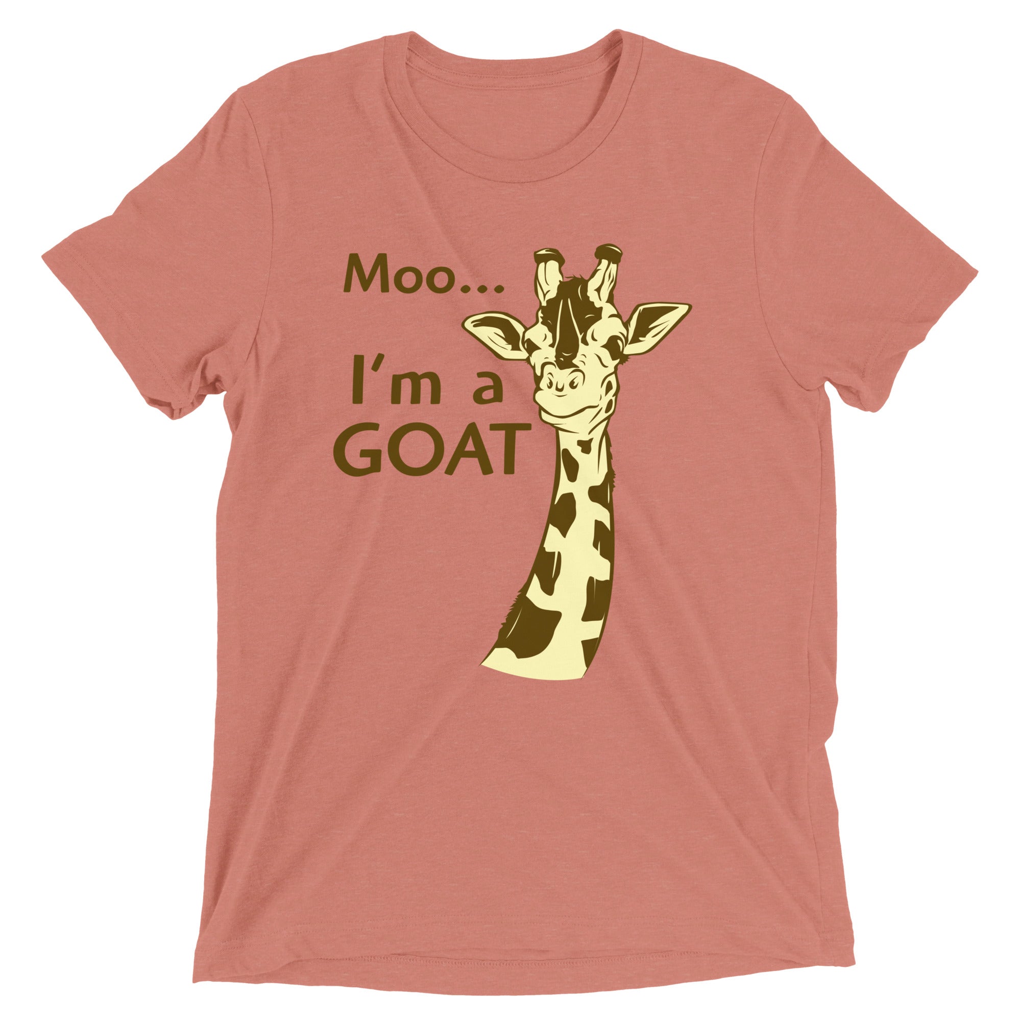 Moo, I'm A Goat Men's Tri-Blend Tee