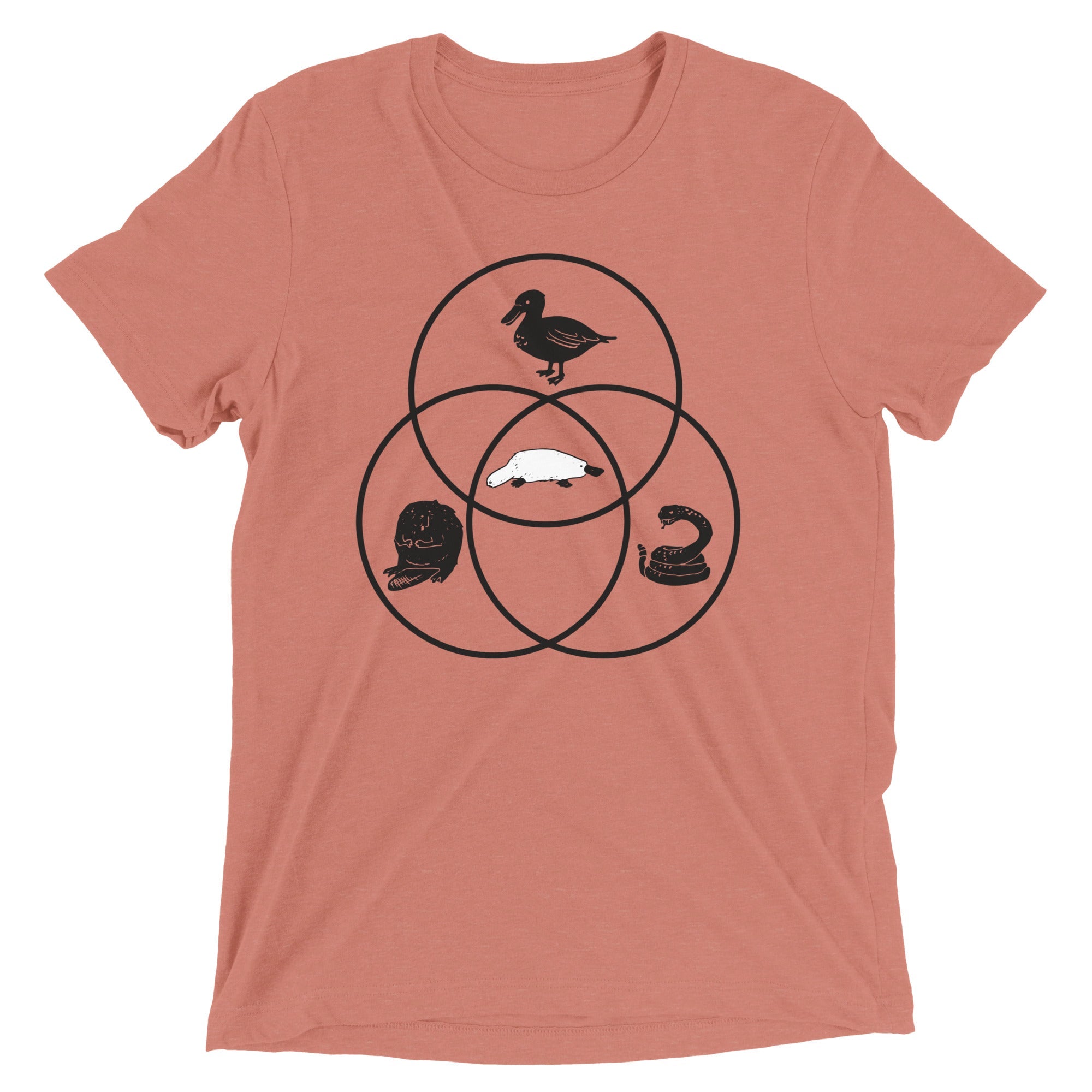 Platypus Venn Diagram Men's Tri-Blend Tee