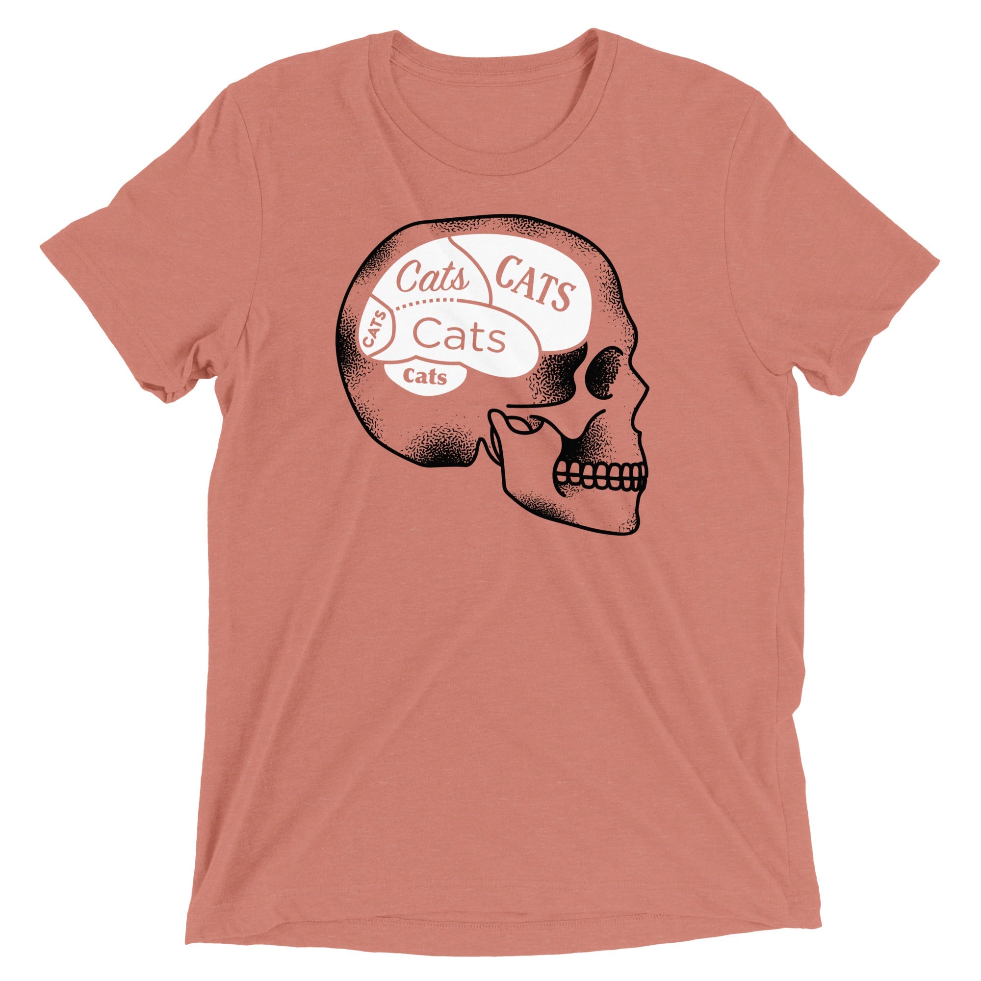 Cats On The Brain Men's Tri-Blend Tee