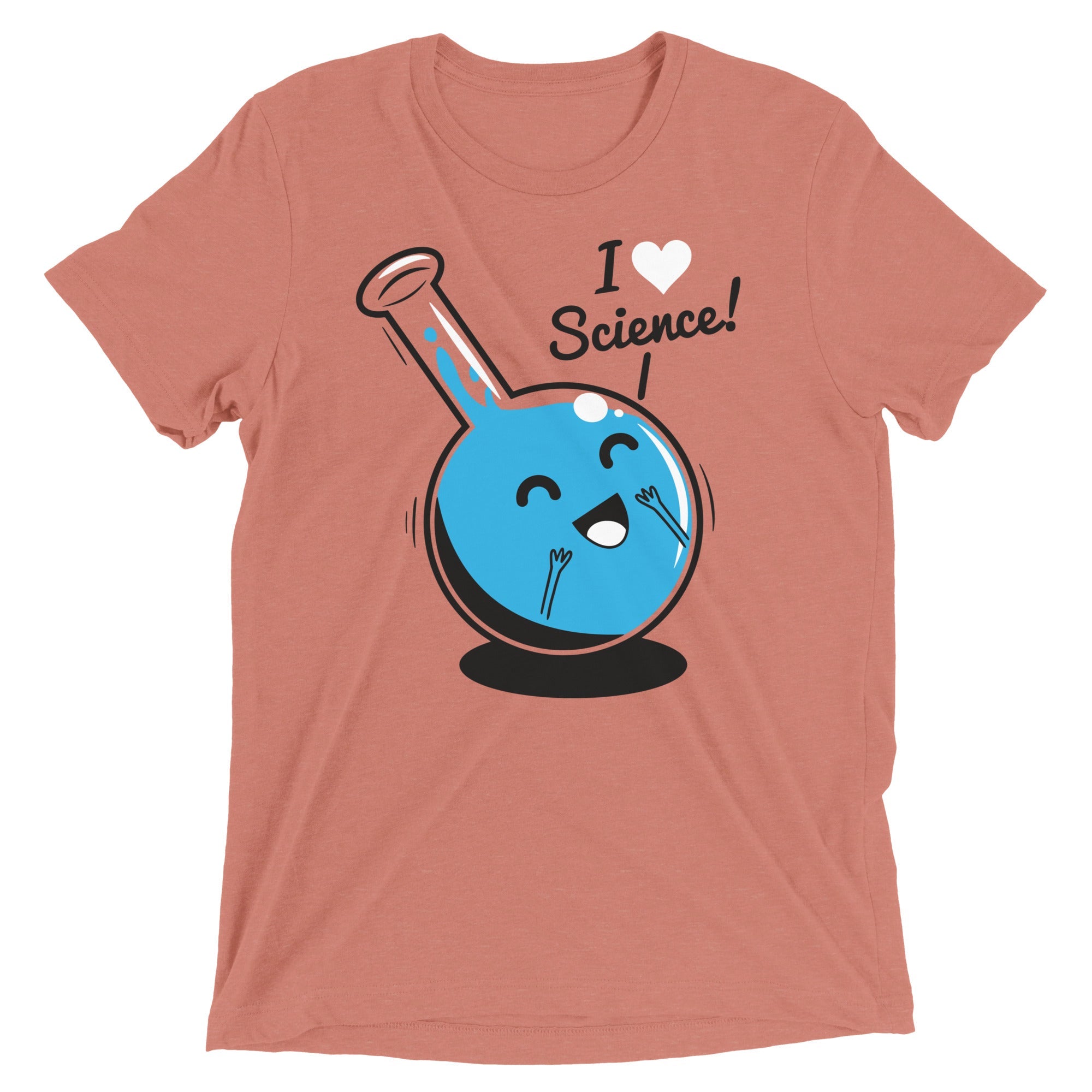 I Heart Science Men's Tri-Blend Tee