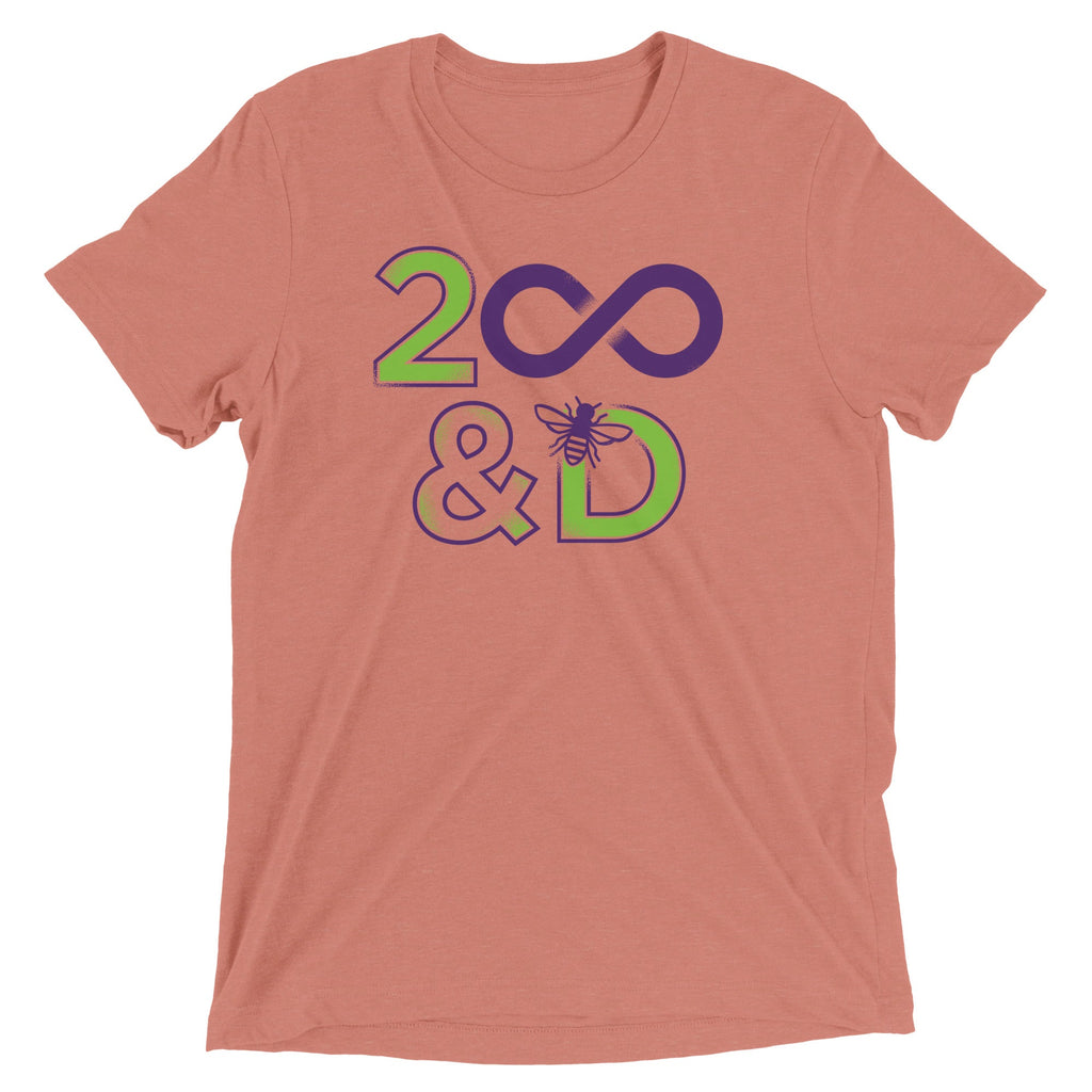 2 Infinity And B On D Men's Tri-Blend Tee