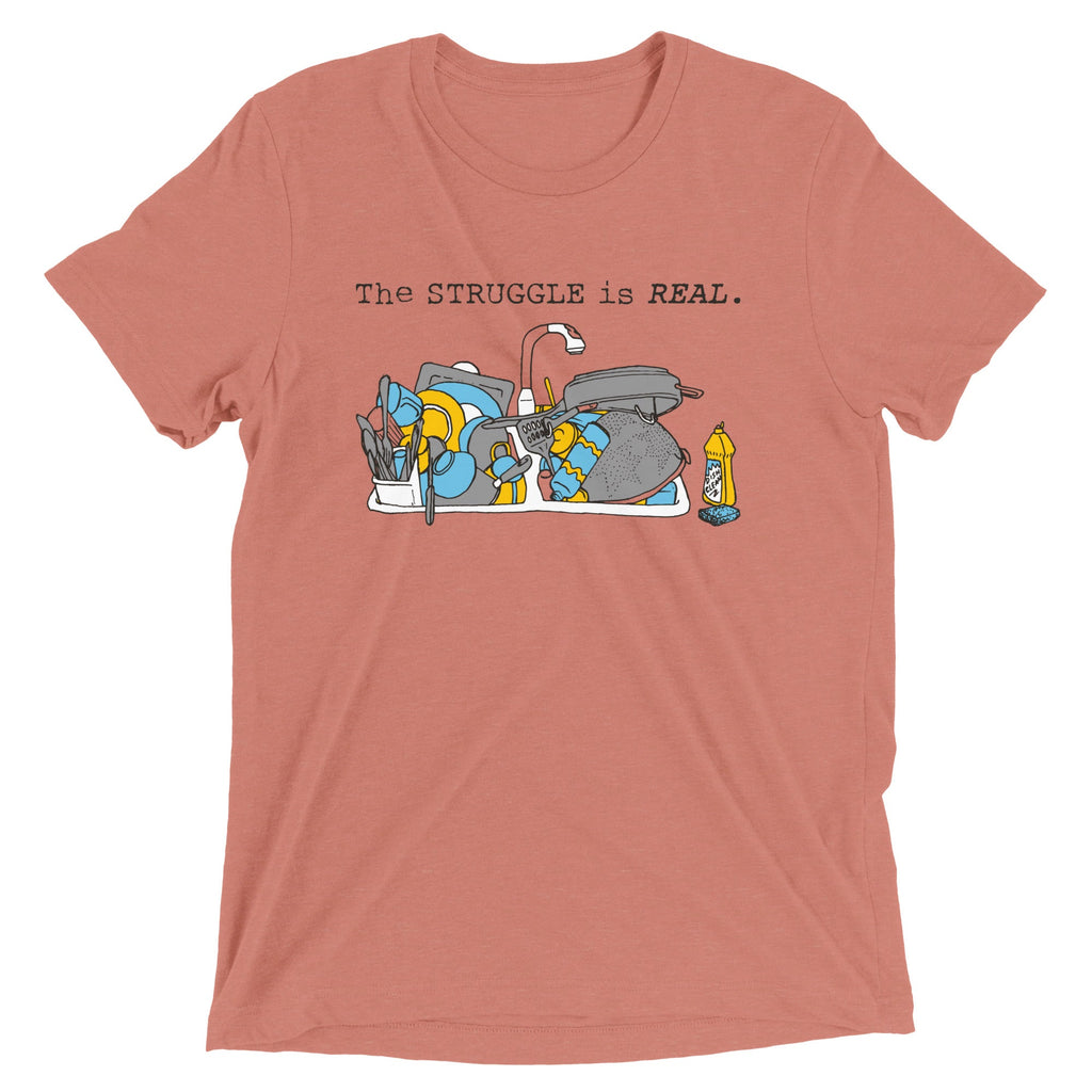 The Struggle Is Real Men's Tri-Blend Tee