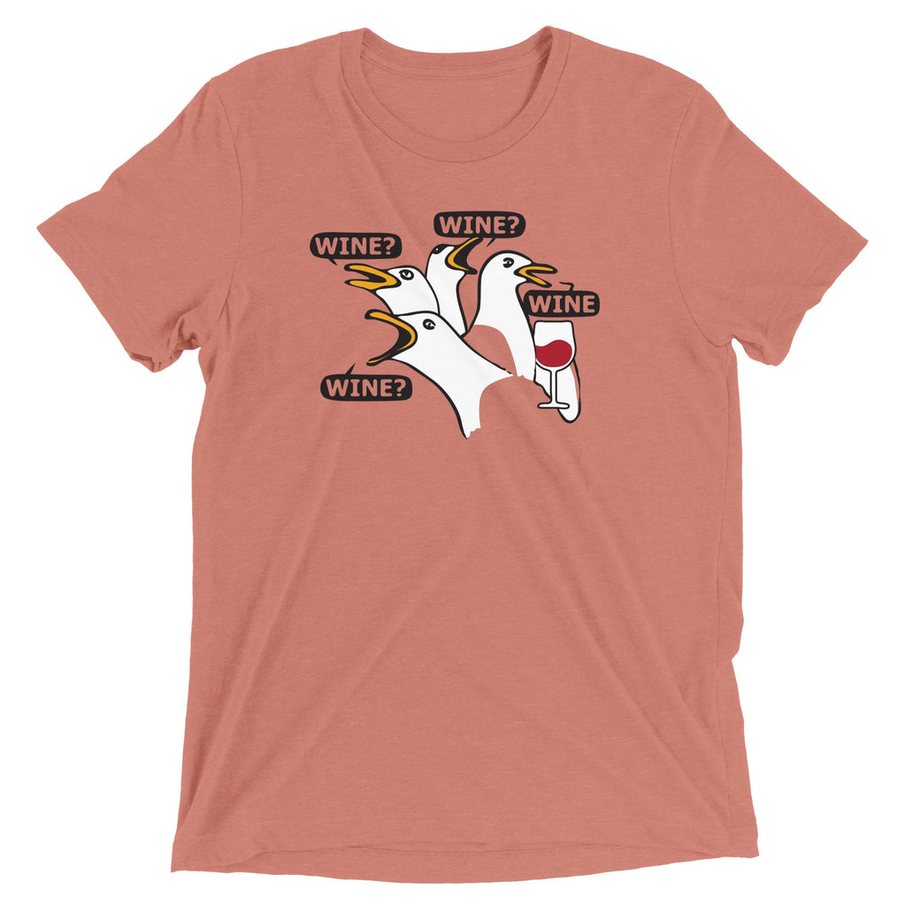 Wine Wine Wine Wine Men's Tri-Blend Tee