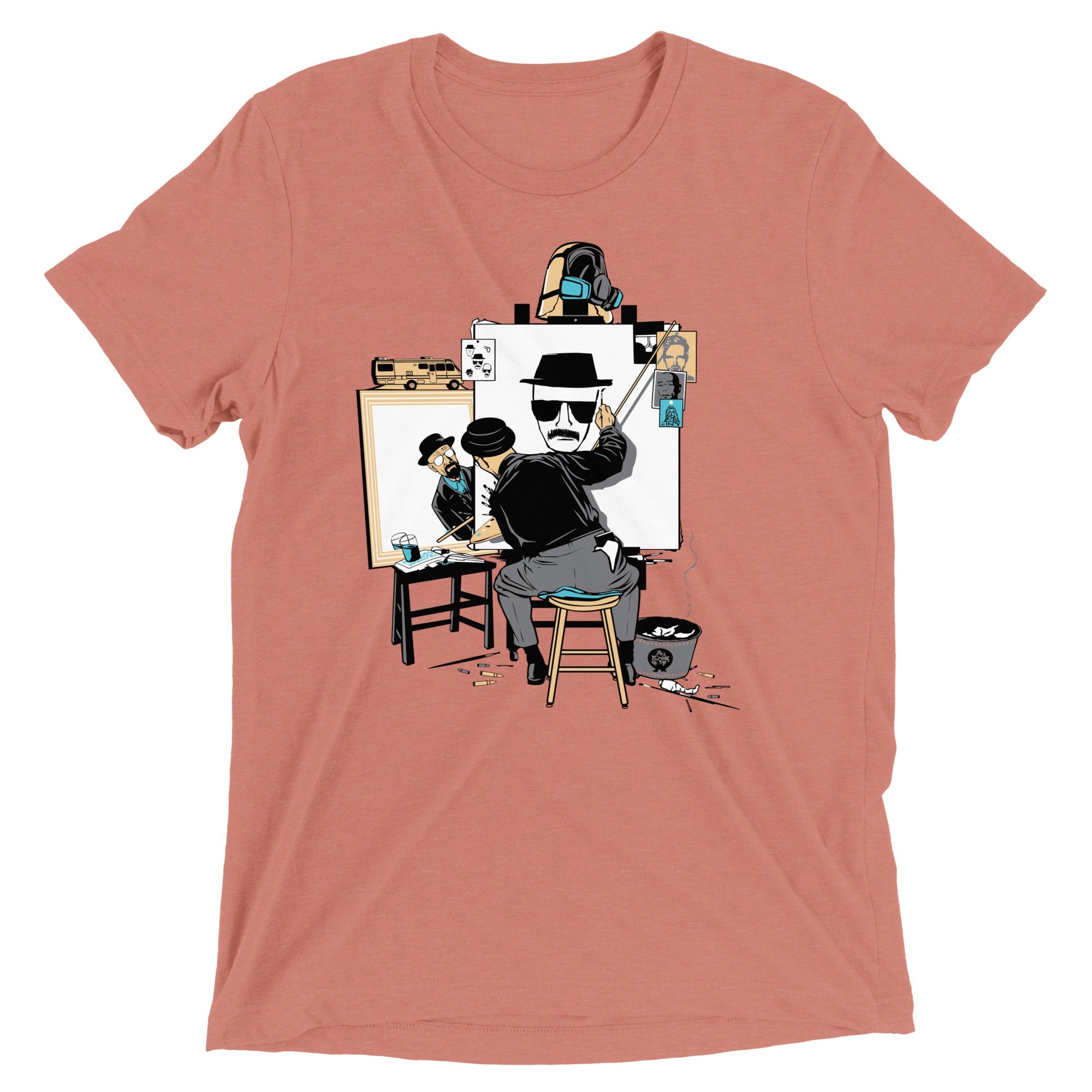 Heisenberg Self Portrait Men's Tri-Blend Tee