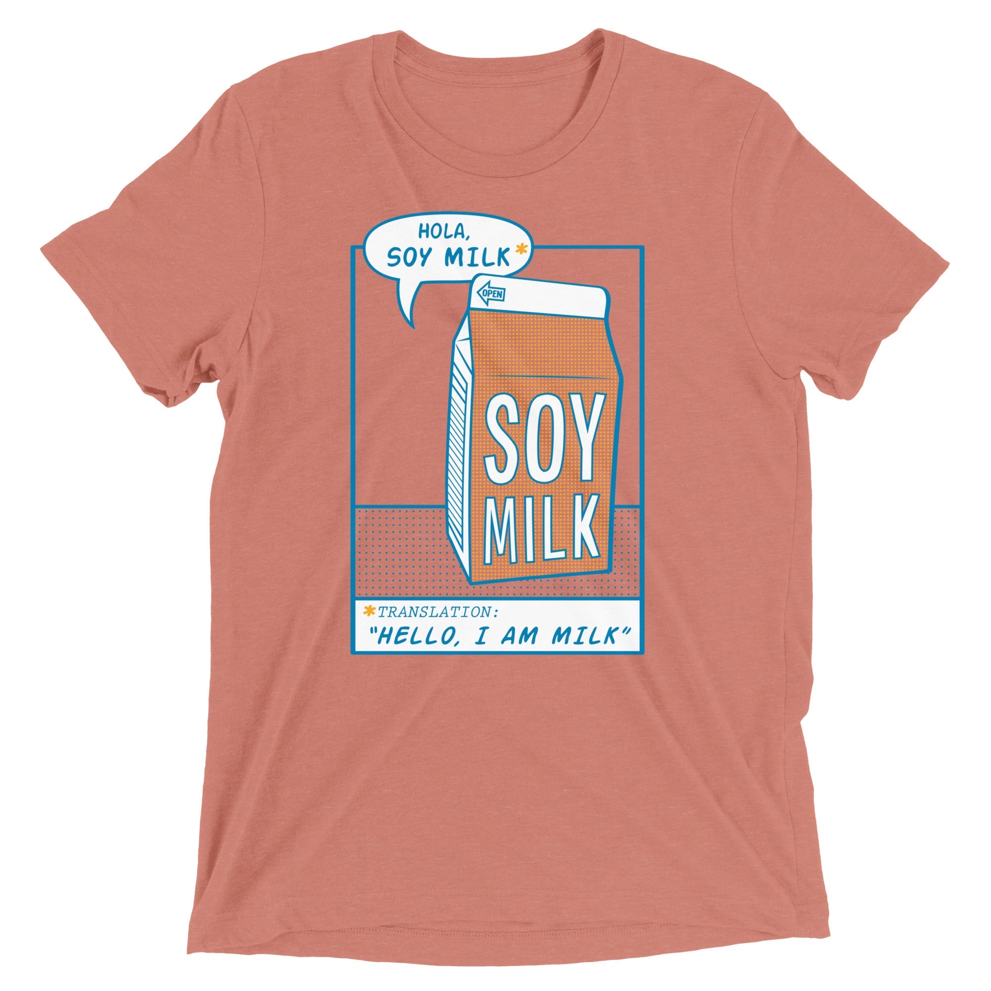 Hola, Soy Milk Men's Tri-Blend Tee