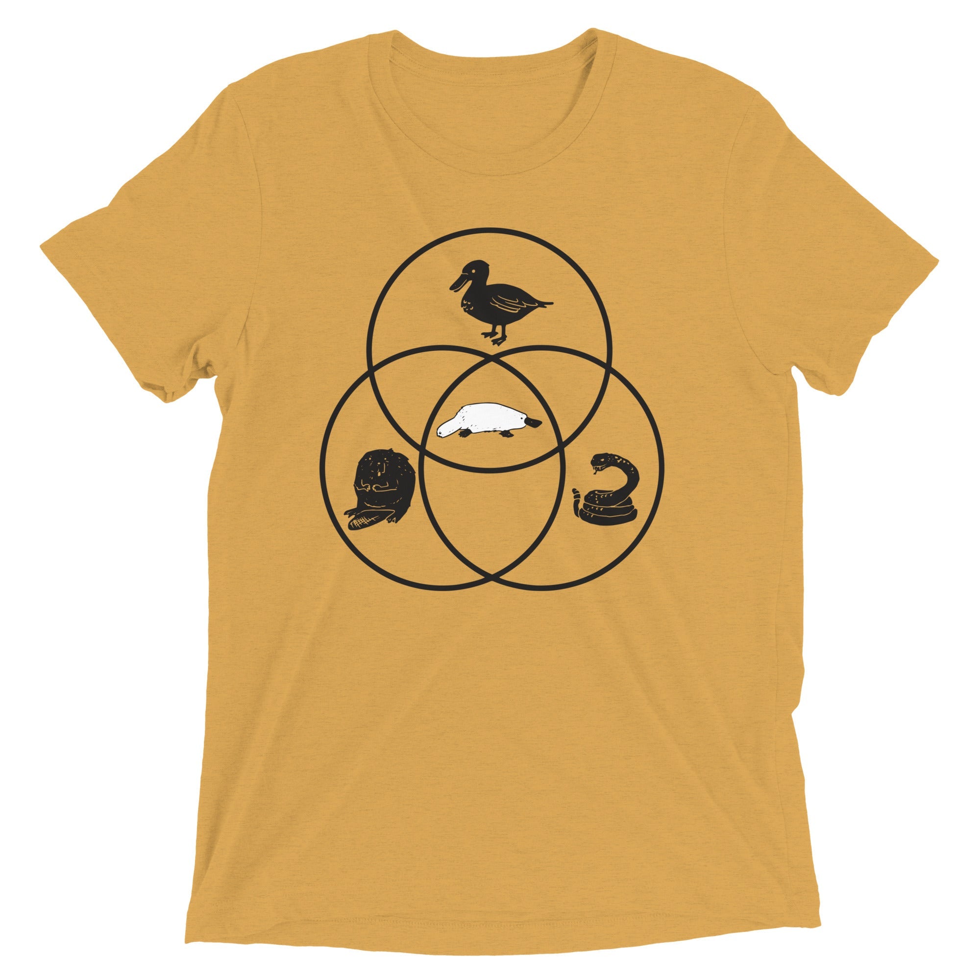 Platypus Venn Diagram Men's Tri-Blend Tee