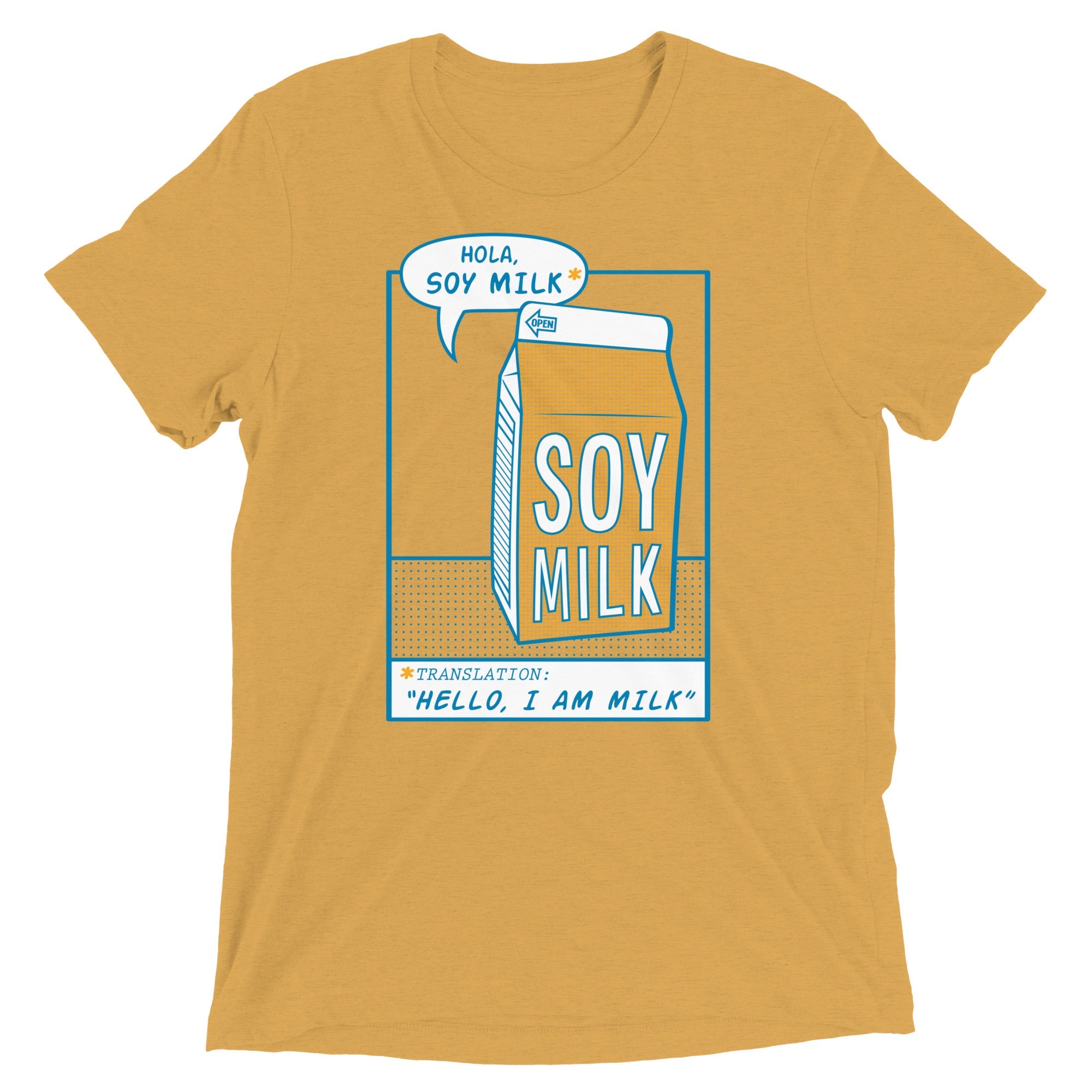 Hola, Soy Milk Men's Tri-Blend Tee