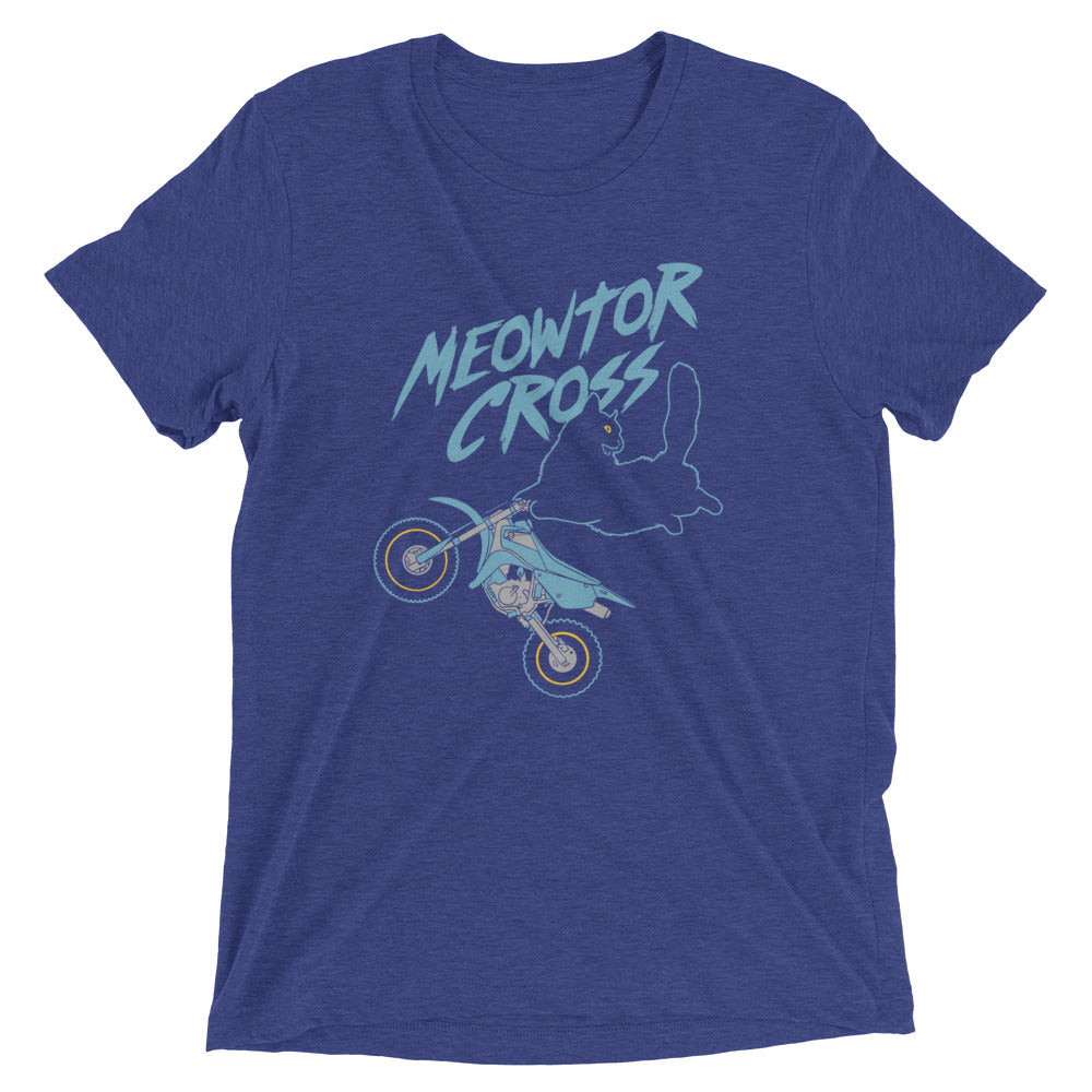 Meowtor Cross Men's Tri-Blend Tee