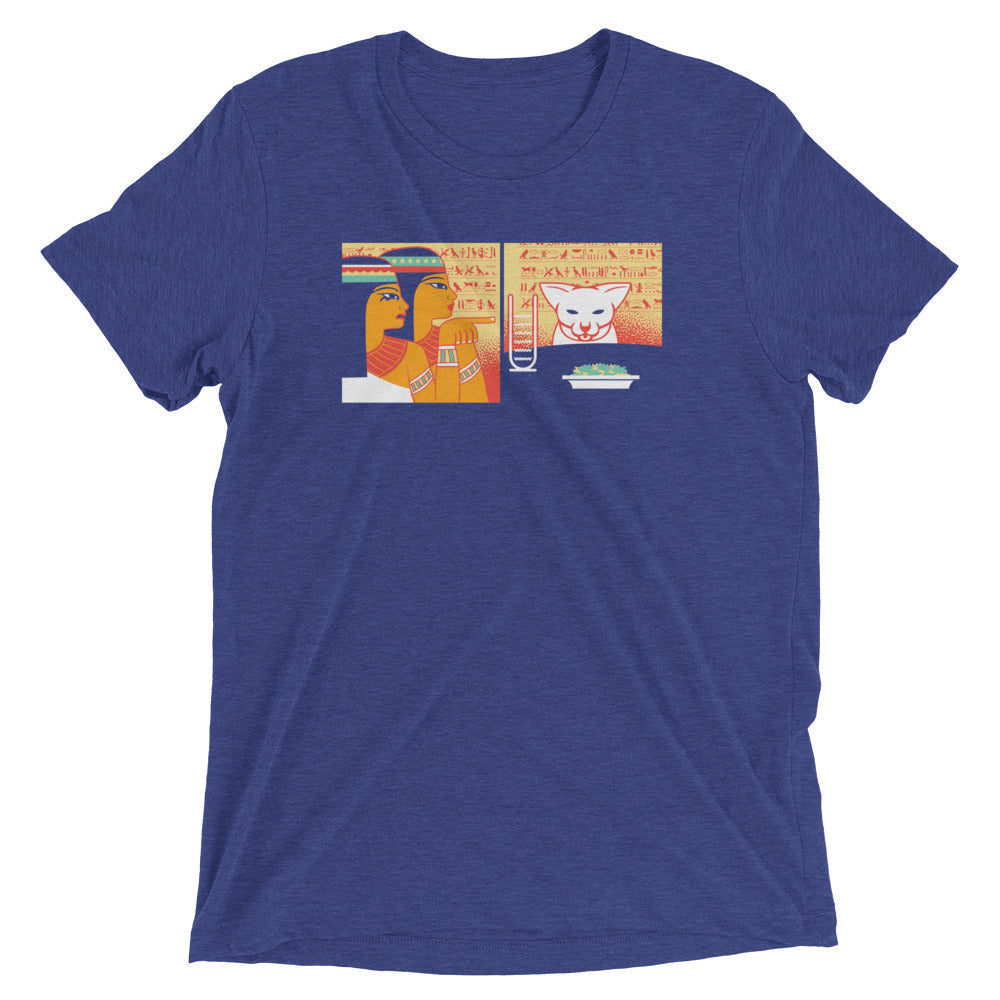 Egyptian Cat Men's Tri-Blend Tee