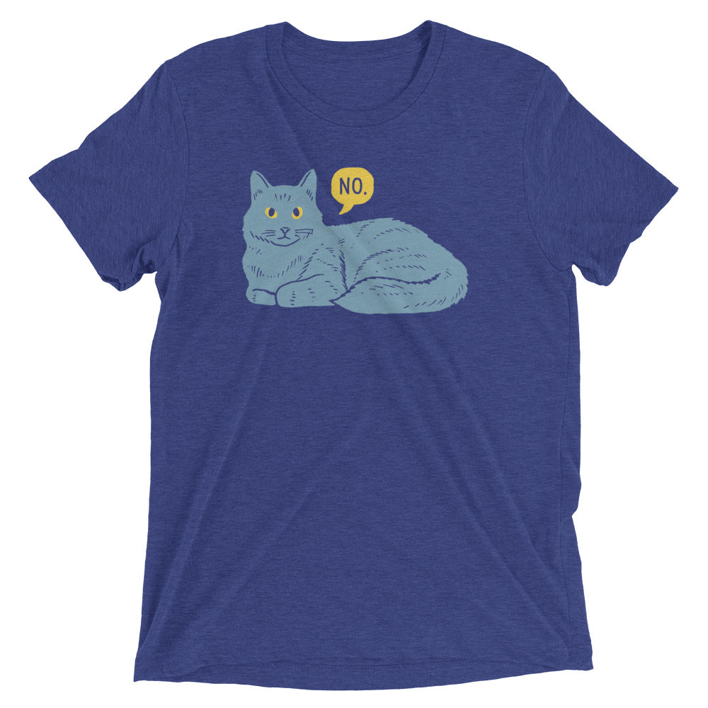 No Cat Men's Tri-Blend Tee