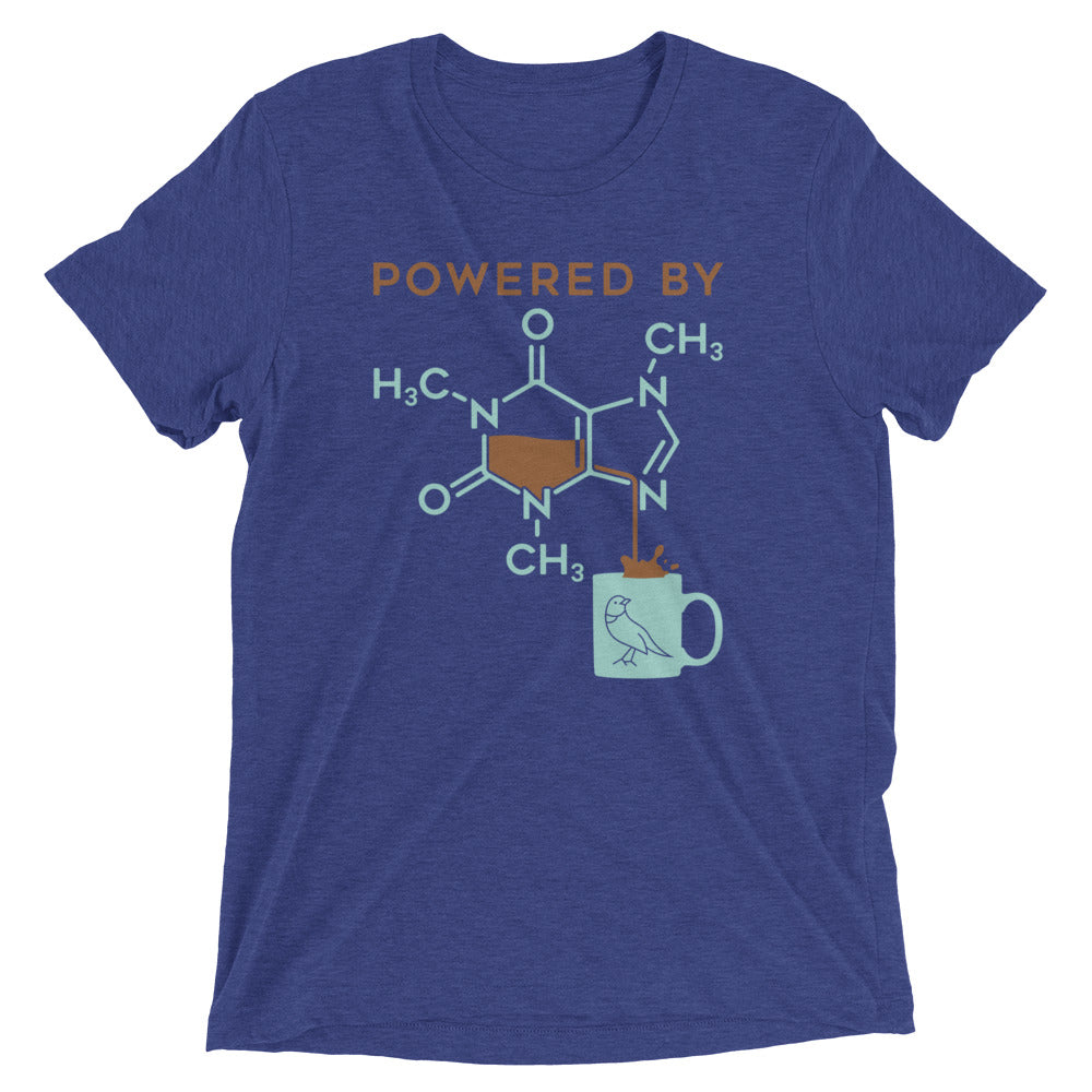 Powered By Caffeine Men's Tri-Blend Tee