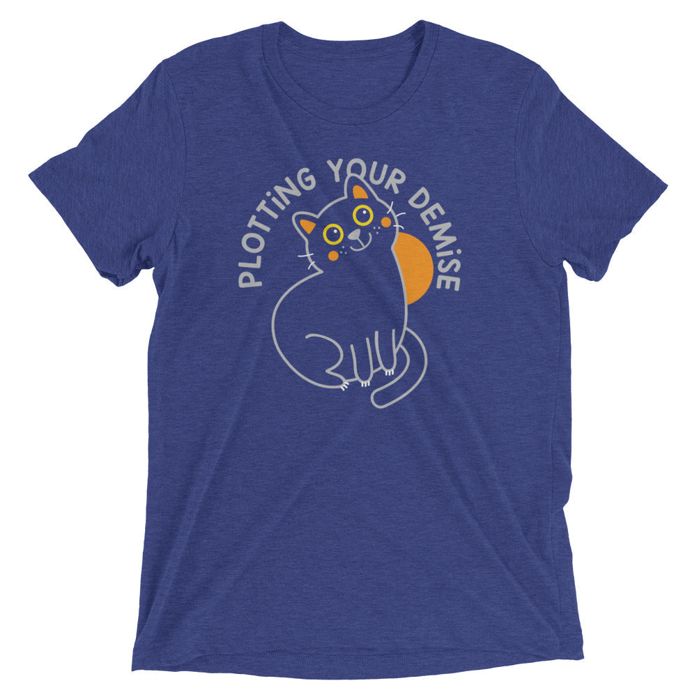 Plotting Your Demise Men's Tri-Blend Tee