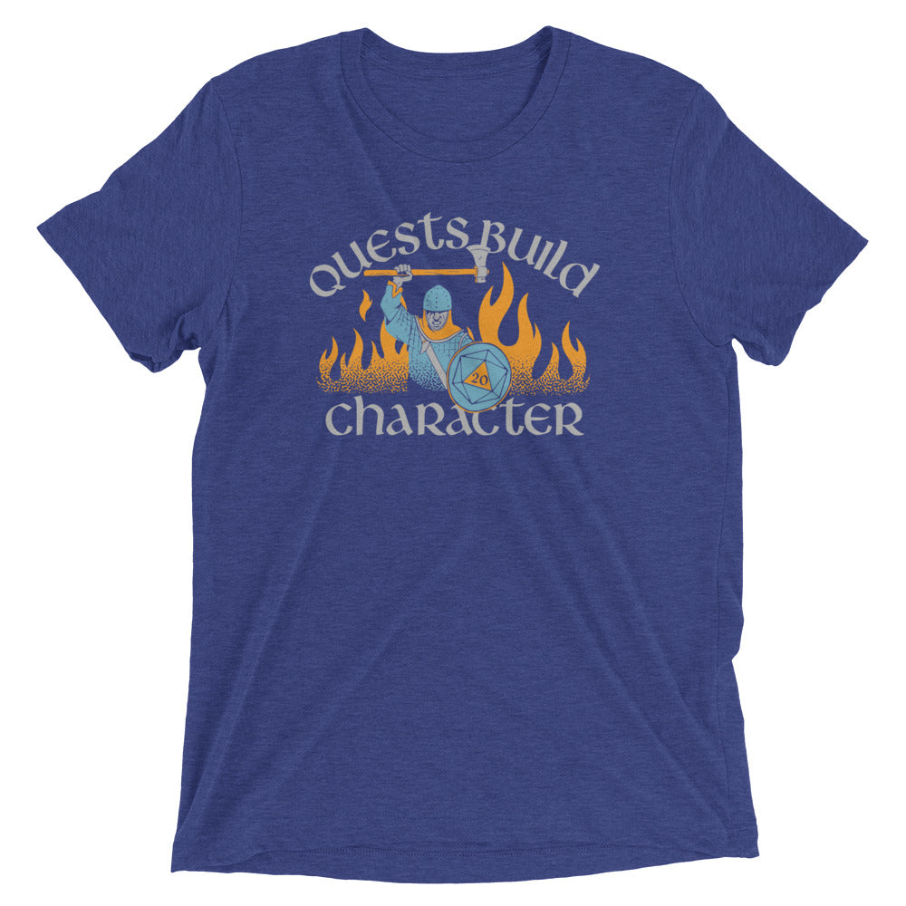 Quests Build Character Men's Tri-Blend Tee
