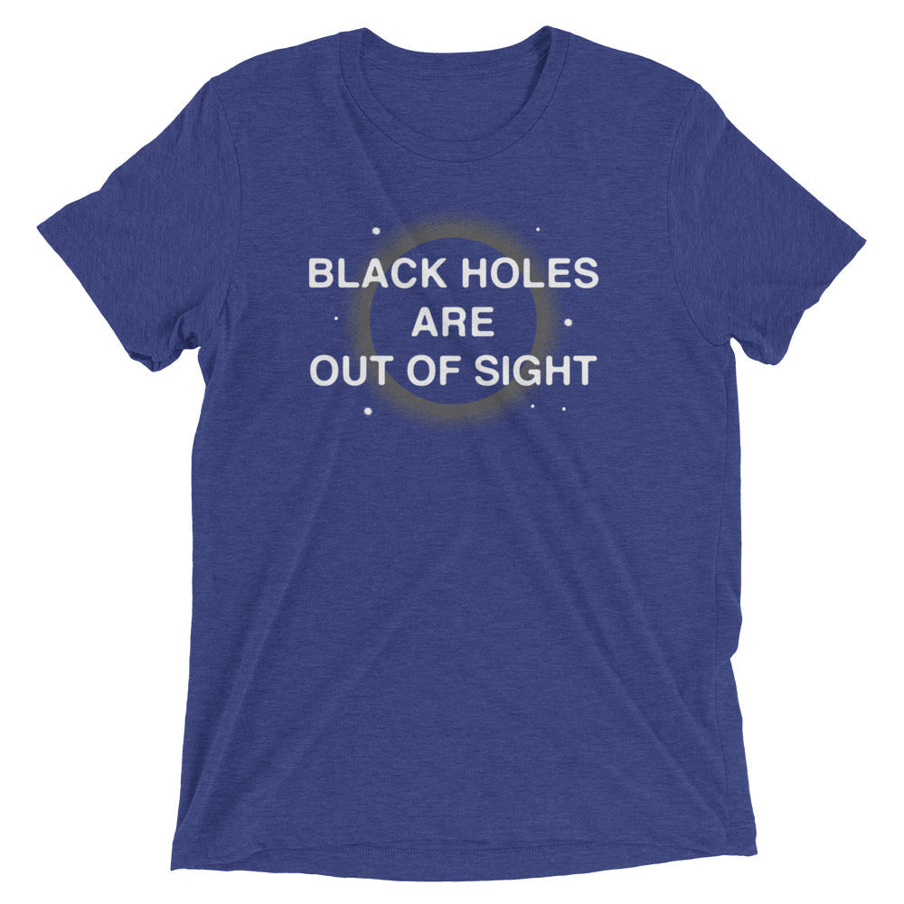 Black Holes Are Out Of Sight Men's Tri-Blend Tee