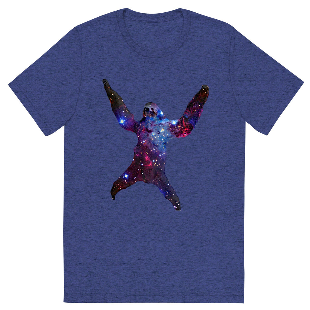 Sloth Nebula Men's Tri-Blend Tee