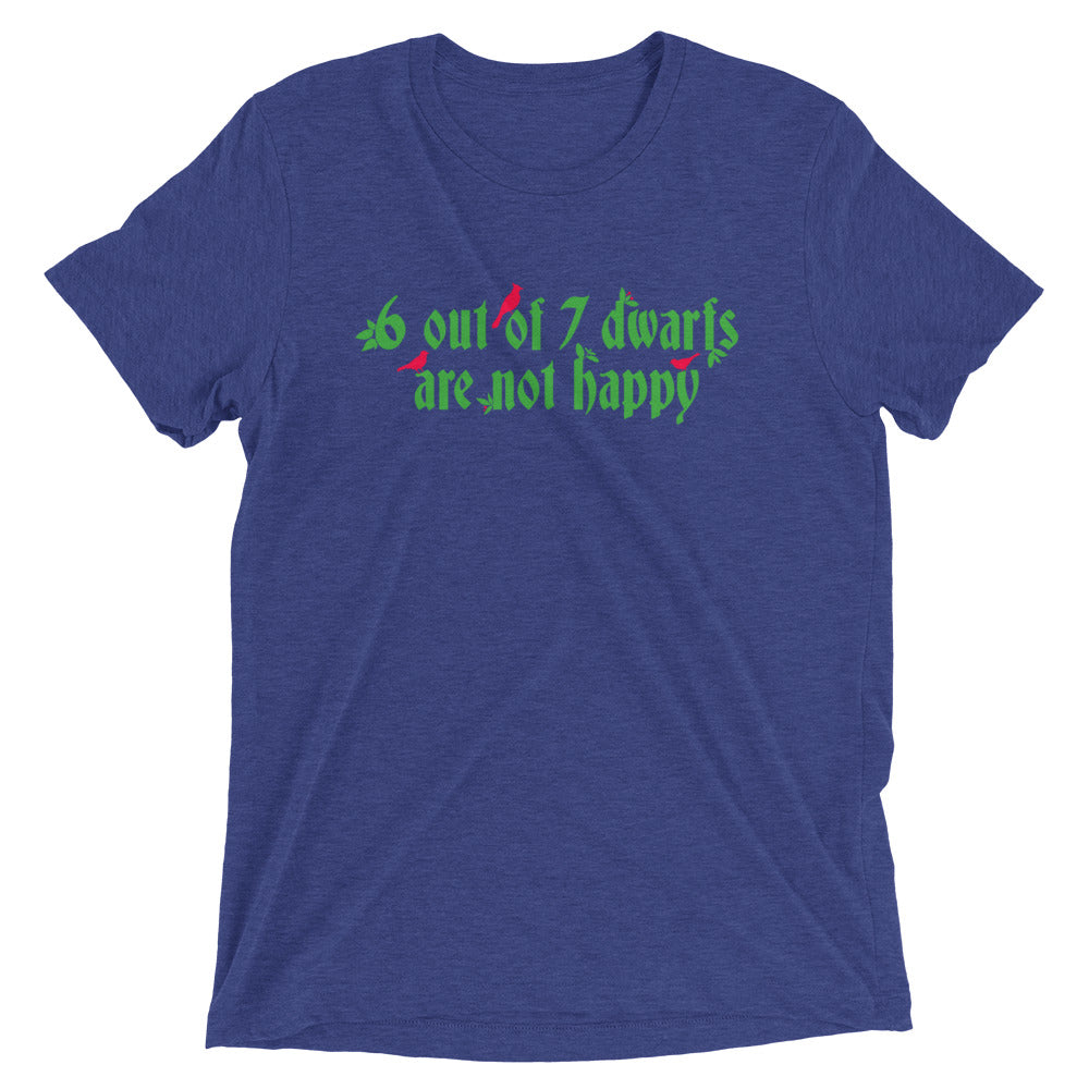 6 Out Of 7 Dwarfs Men's Tri-Blend Tee