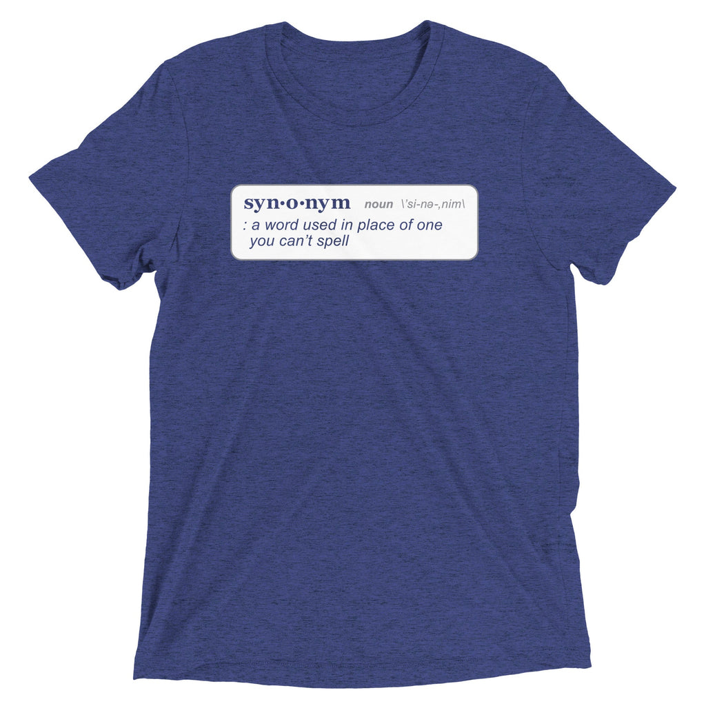 Synonym Definition Men's Tri-Blend Tee