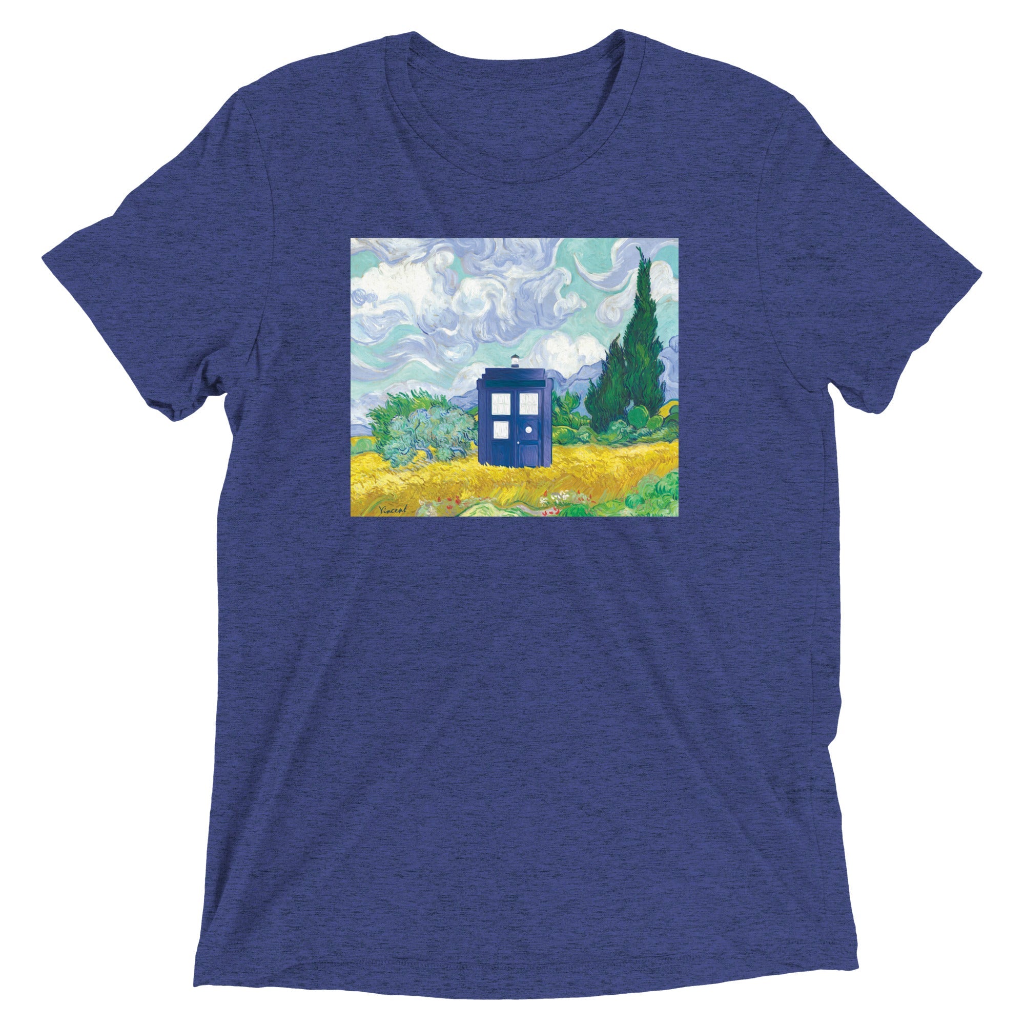 Visiting Van Gogh Men's Tri-Blend Tee