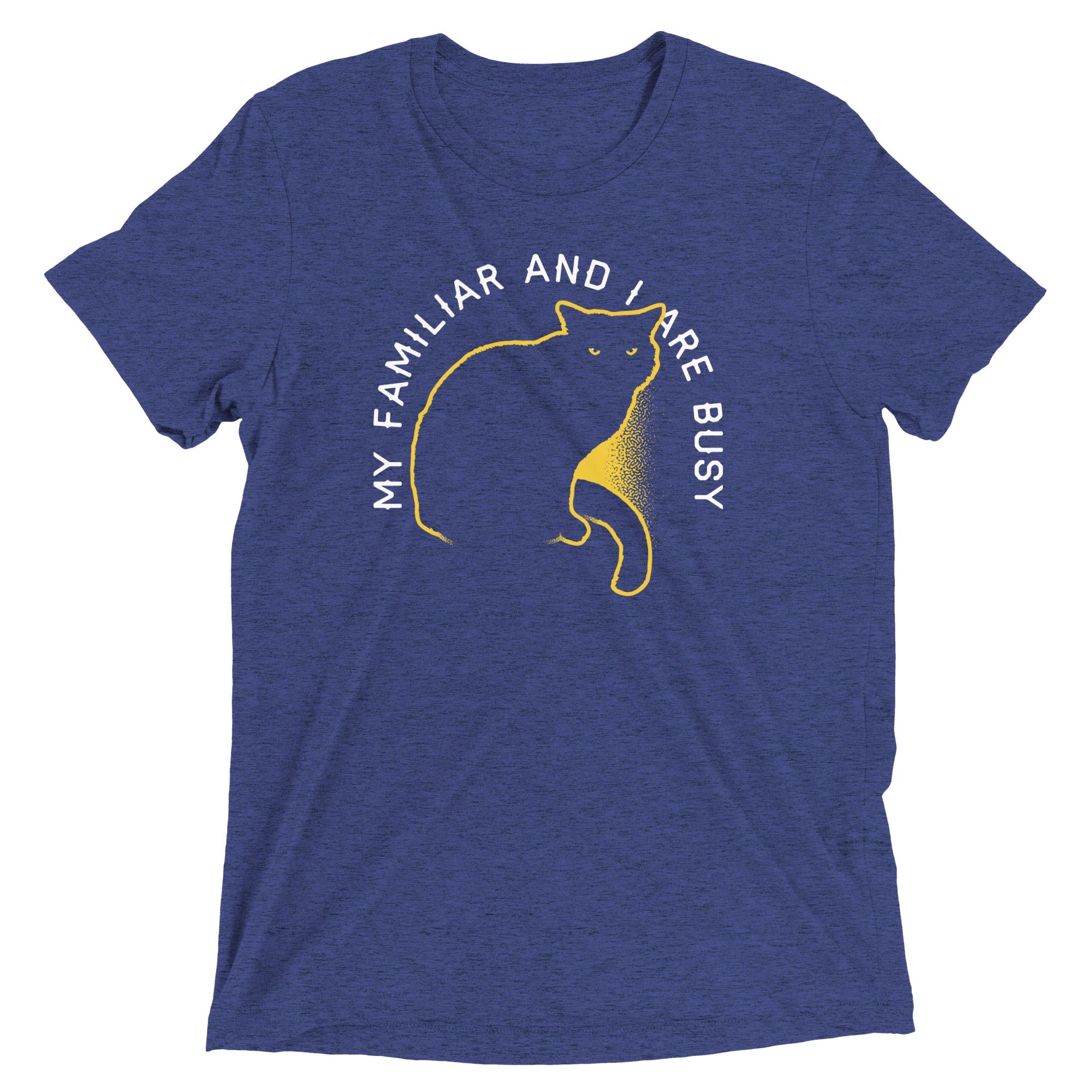 My Familiar And I Are Busy Men's Tri-Blend Tee