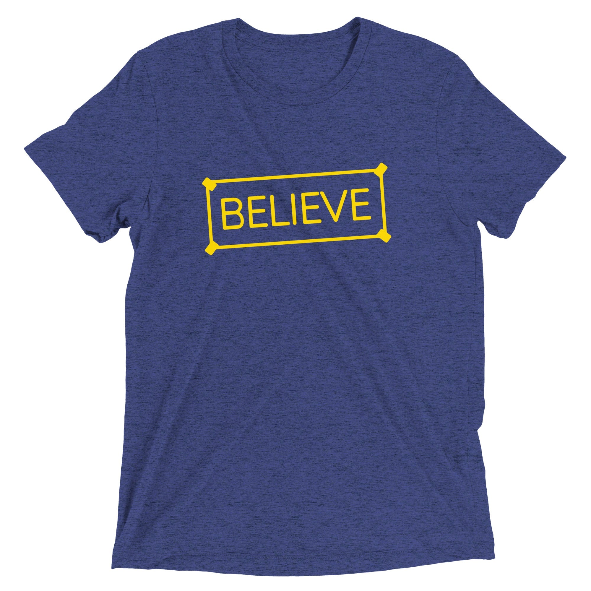 Believe Sign Men's Tri-Blend Tee