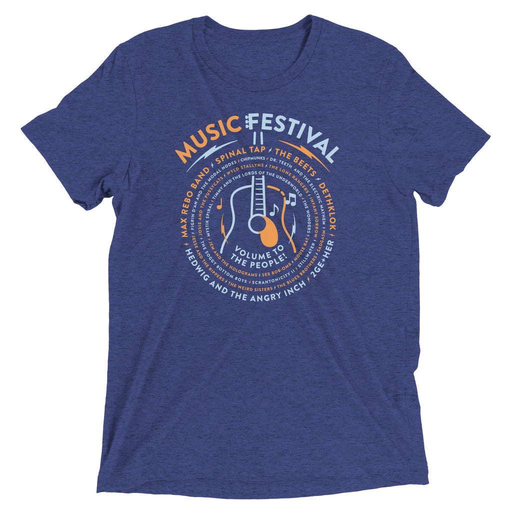 Music Festival Men's Tri-Blend Tee