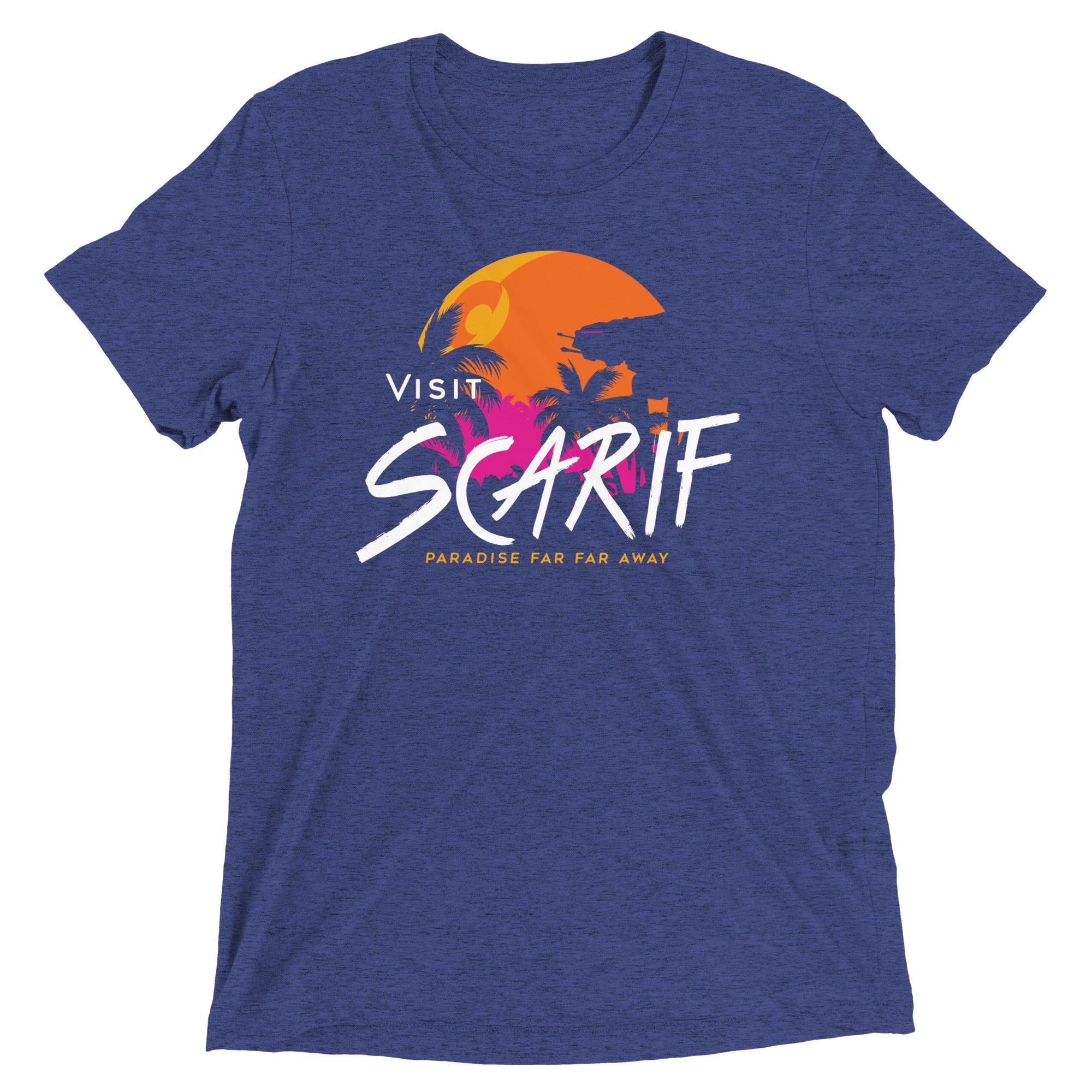 Visit Scarif Men's Tri-Blend Tee